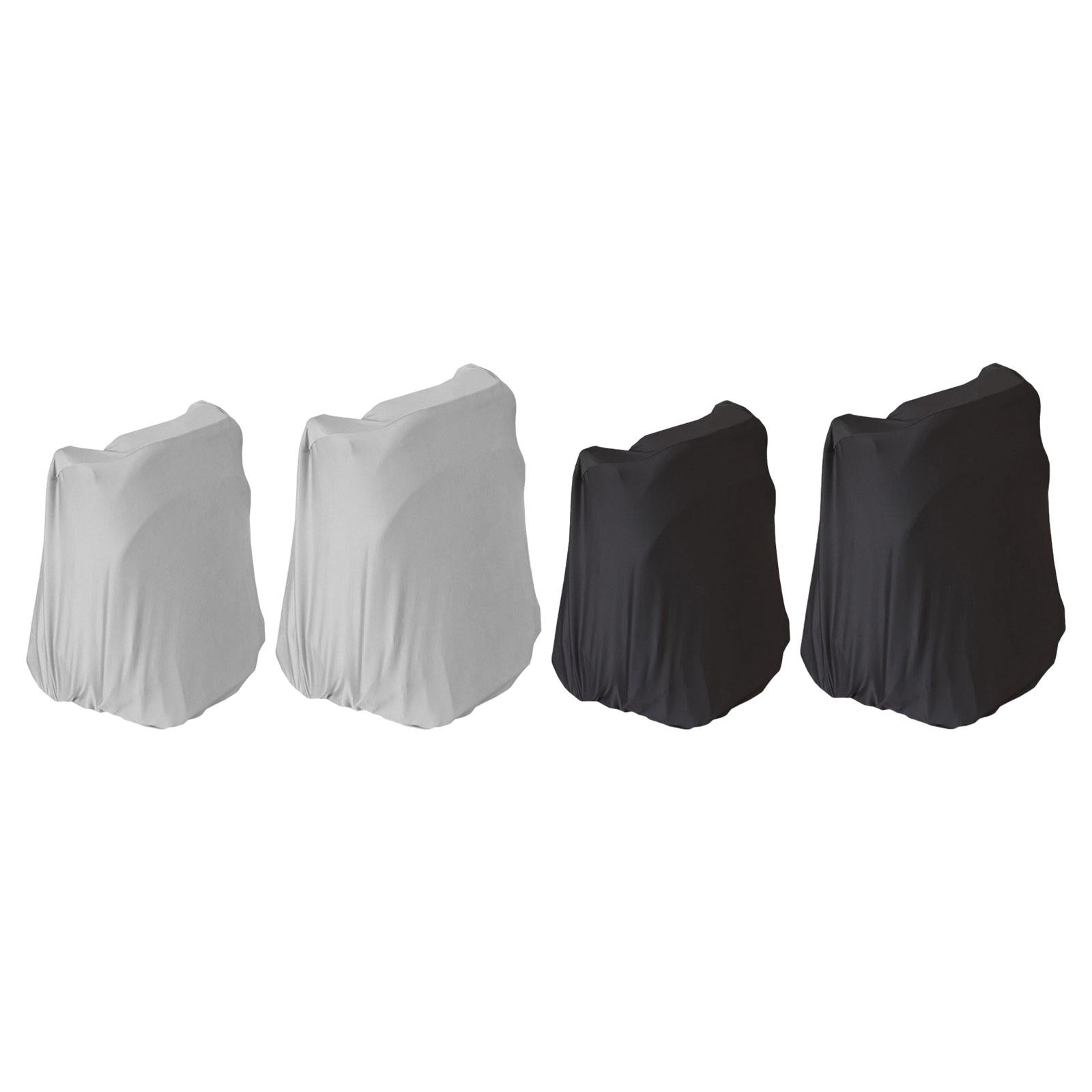 Baby Stroller Dust Cover Washable Portable Drawstring Closure Stroller Cover S Gray