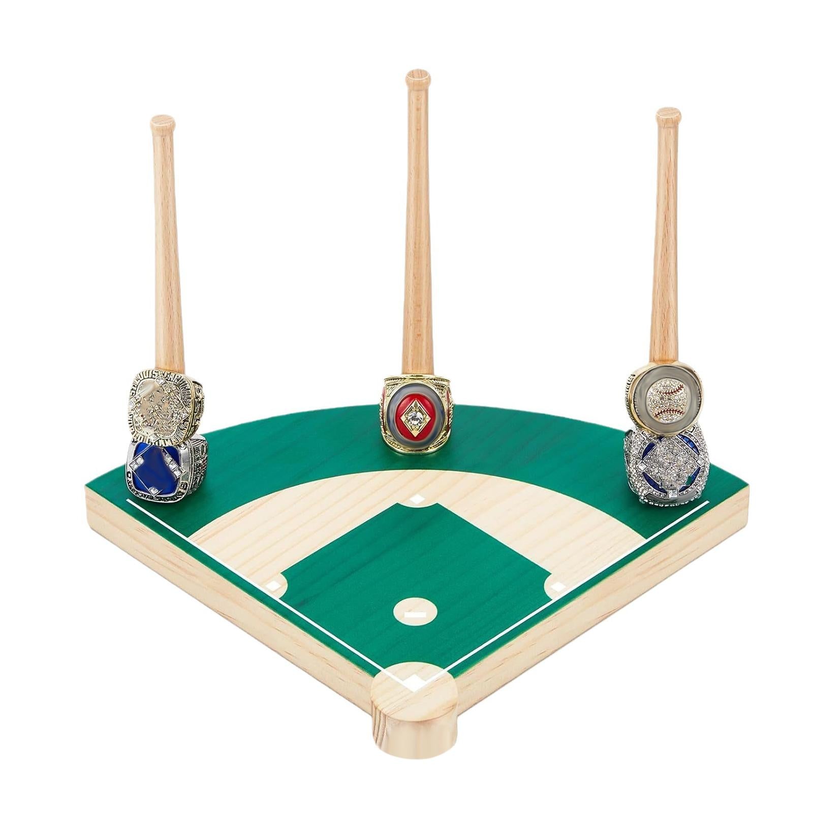 Baseball Ring Holder Championship Ring Display Stand for Softball Basketball