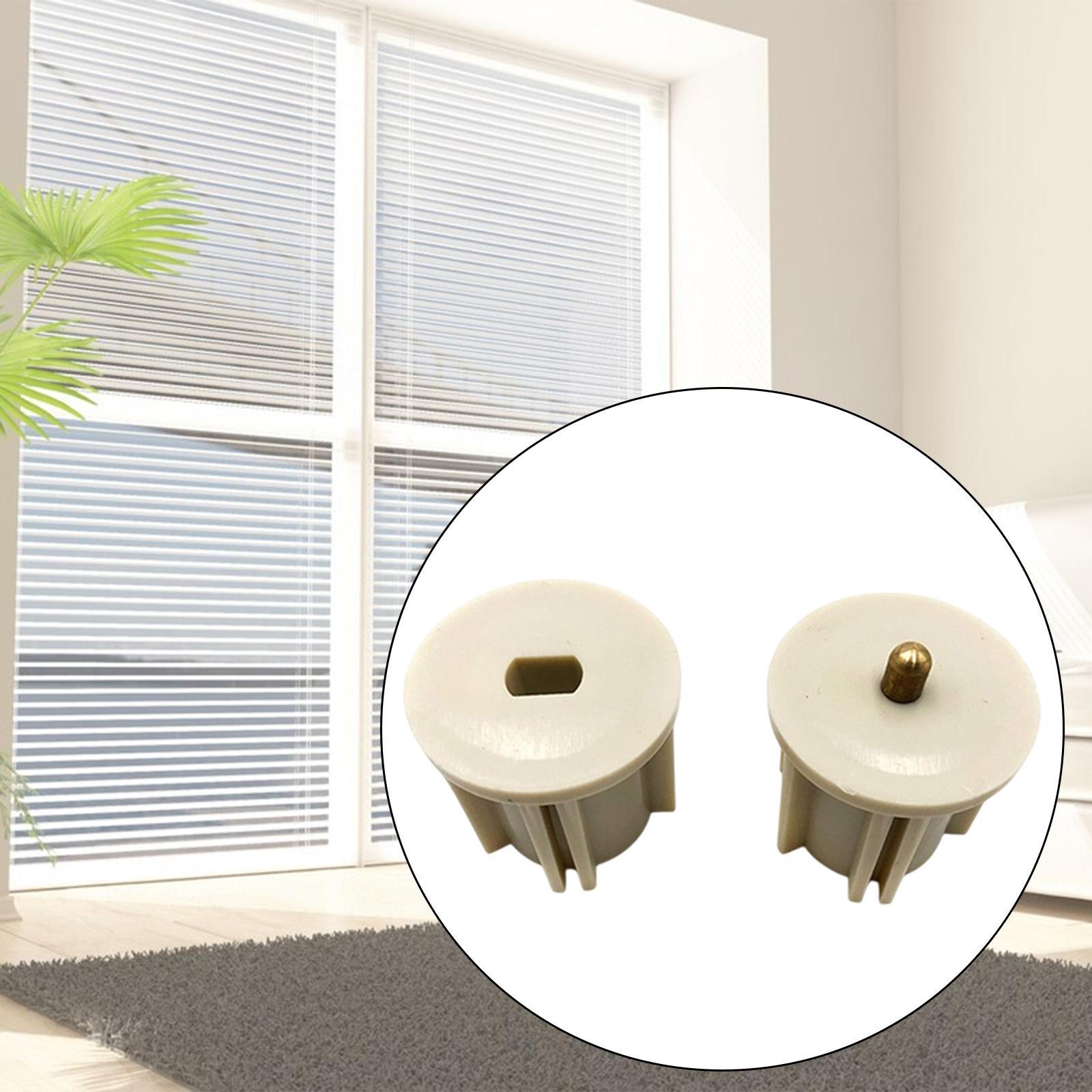 Blinds Clutch Plug Rod End Cap Mounting Brackets for Exterior Sun Shade Home Beige 3.8cm