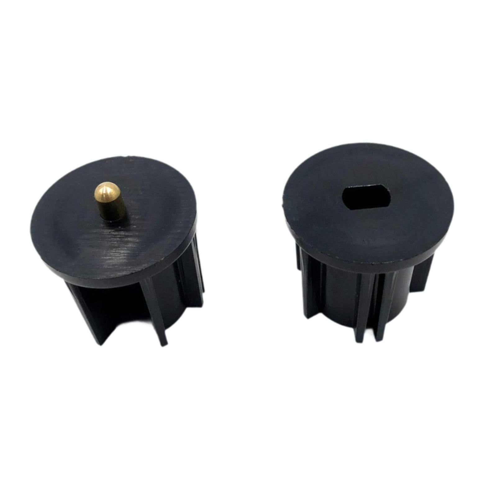 Blinds Clutch Plug Rod End Cap Mounting Brackets for Exterior Sun Shade Home Black 2.8cm