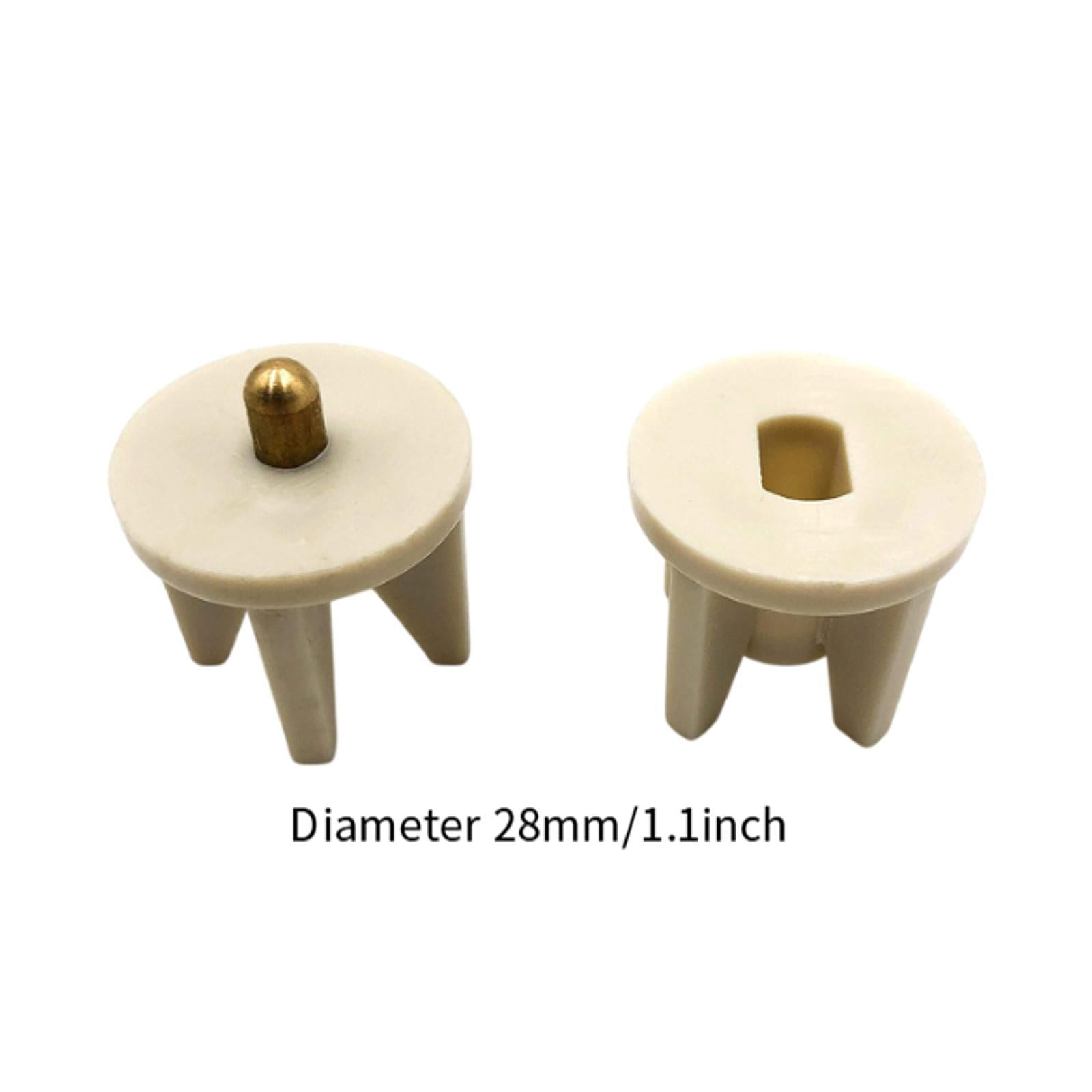 Blinds Clutch Plug Rod End Cap Mounting Brackets for Exterior Sun Shade Home Beige 2.8cm