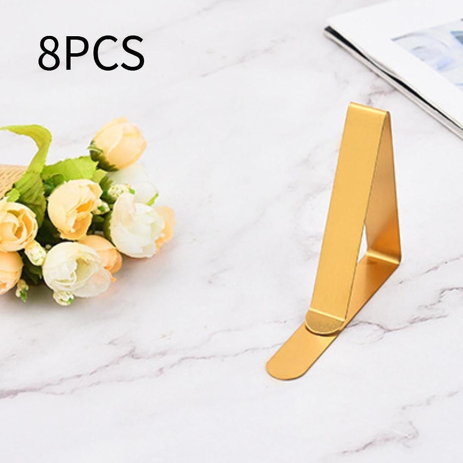 8x Tablecloth Cover Clip Outdoor Picnic Tables Cover Clamp Holders for Party
