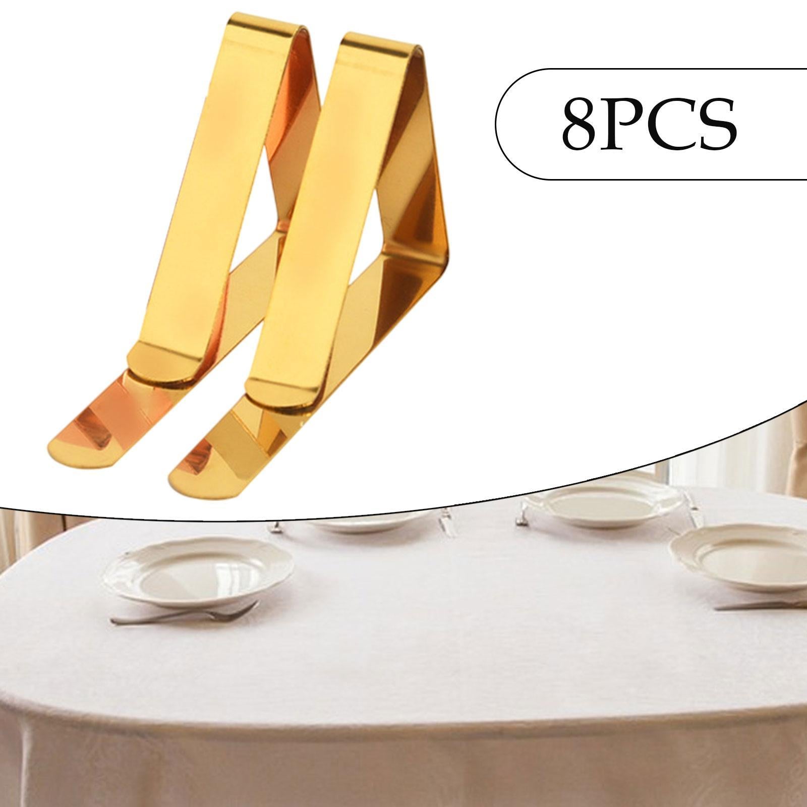 8x Tablecloth Cover Clip Outdoor Picnic Tables Cover Clamp Holders for Party