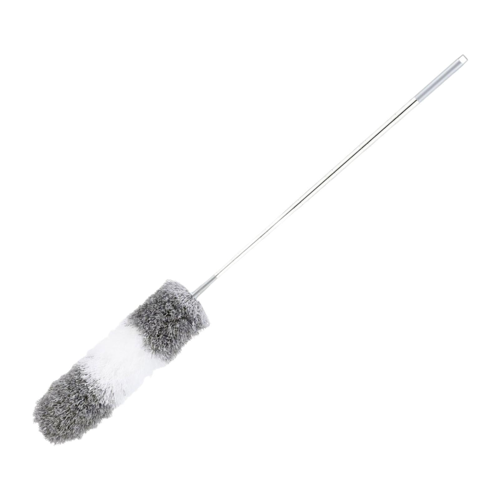 Cleaning Duster Long Handle High Reach Duster for Cleaning Home High Ceiling grey white