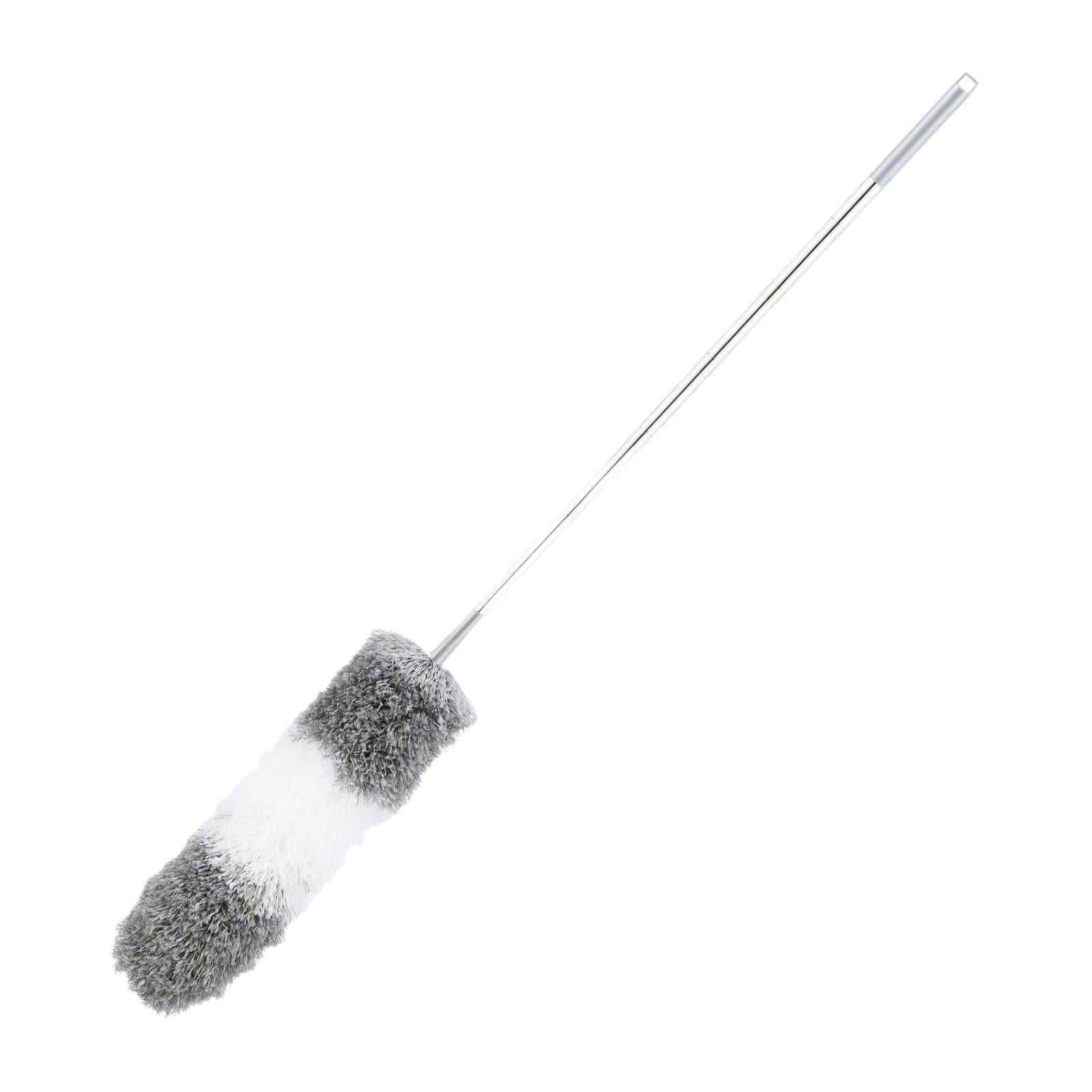 Cleaning Duster Long Handle High Reach Duster for Cleaning Home High Ceiling grey white