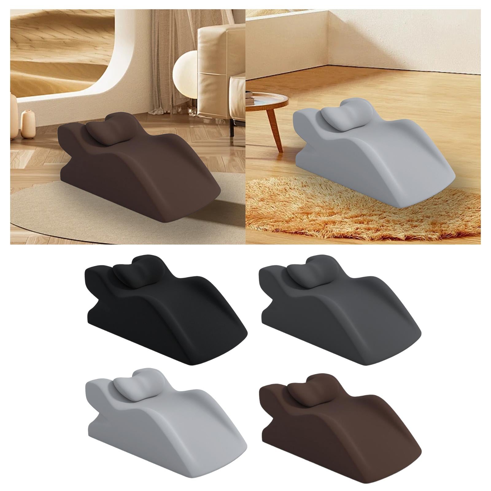 Face Down Pillow Multipurpose Fashion Memory Foam for Dorm Apartment Reading Black