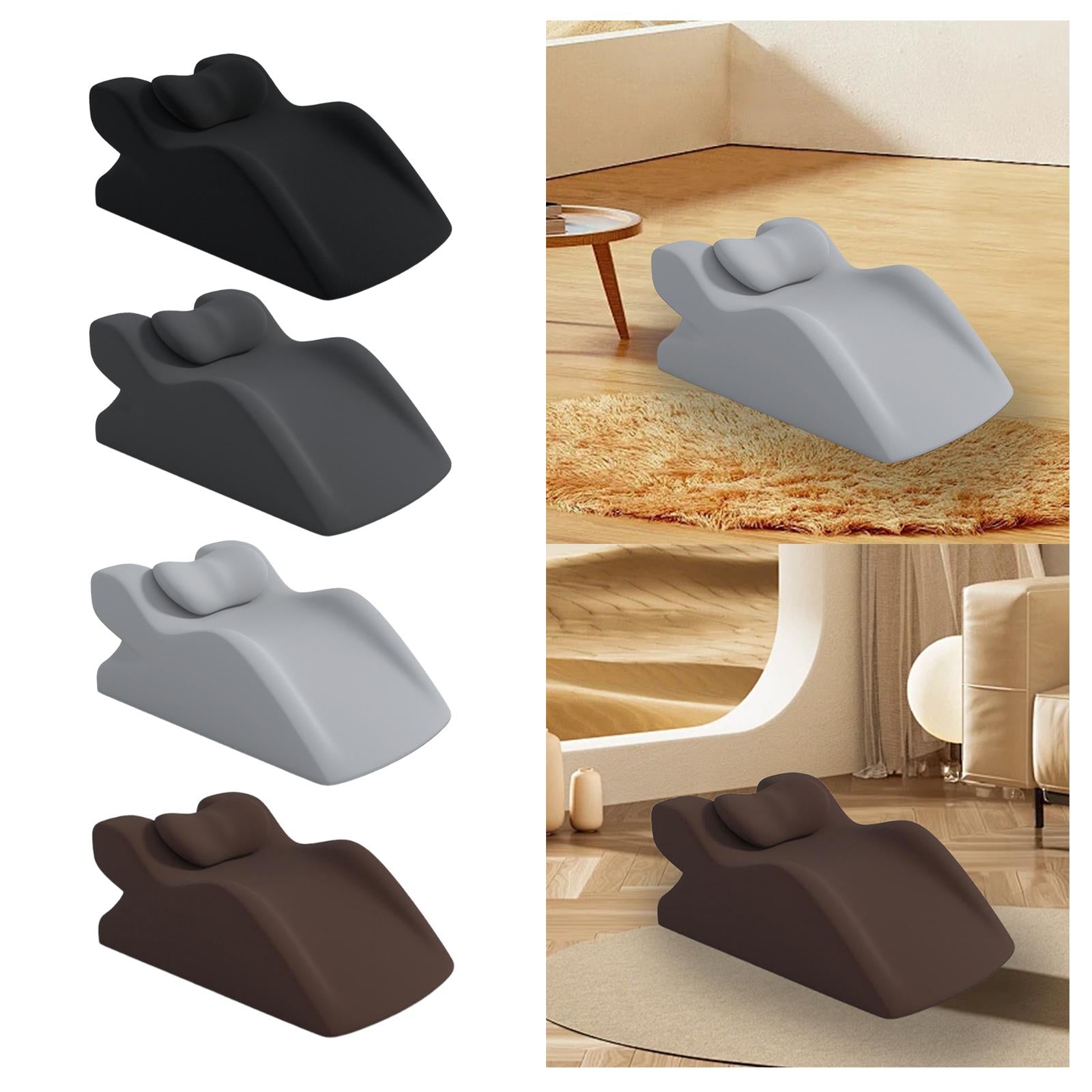 Face Down Pillow Multipurpose Fashion Memory Foam for Dorm Apartment Reading Black