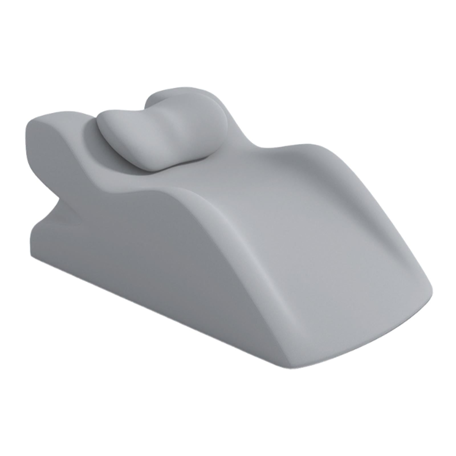 Face Down Pillow Multipurpose Fashion Memory Foam for Dorm Apartment Reading Light Gray