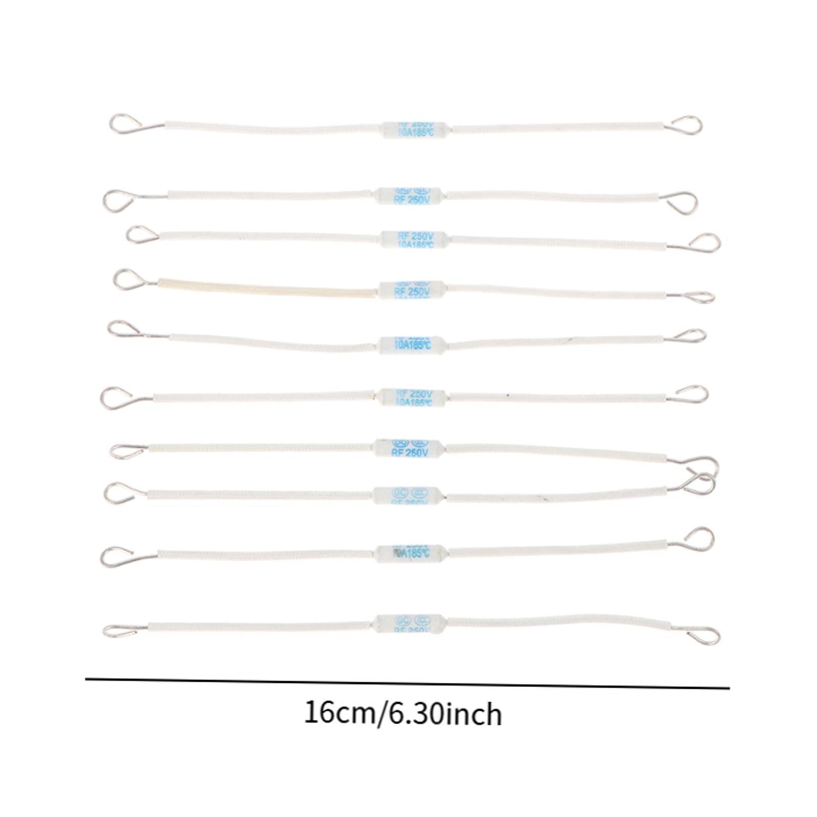 10Pcs Rice Cooker Fuses Replacement Sturdy Restaurant Thermal Cutoffs