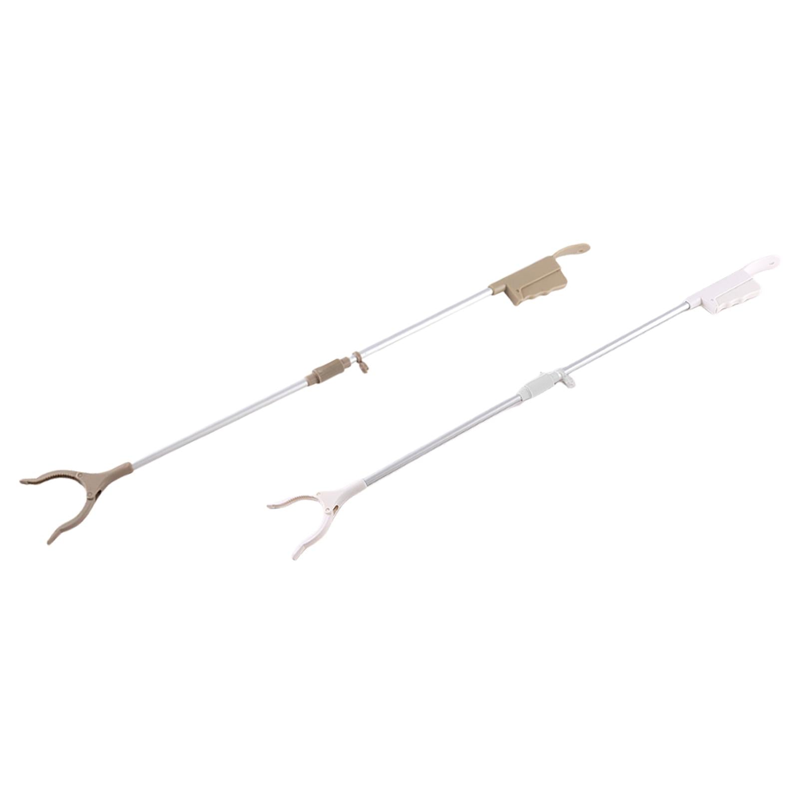 Reacher Grabber Reaching Aid Pick up Grab Tool for Living Room Street Hiking brown handle
