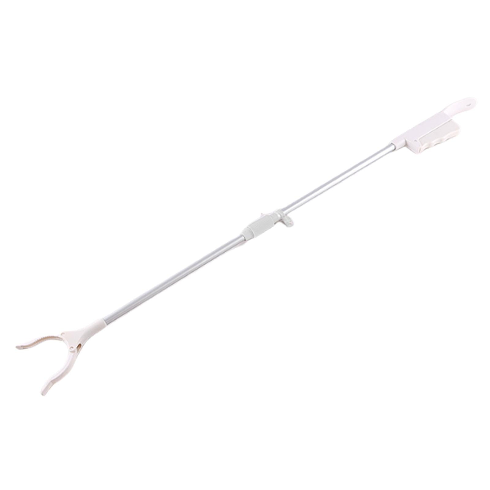 Reacher Grabber Reaching Aid Pick up Grab Tool for Living Room Street Hiking white handle