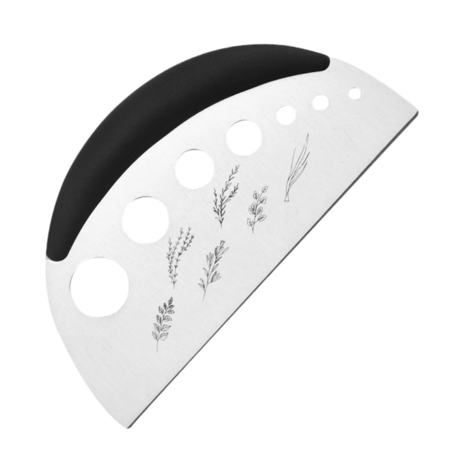 Herb Stripper Metal Herb Cutter Leaf Stripping Tool for Cilantro Chard Thyme black