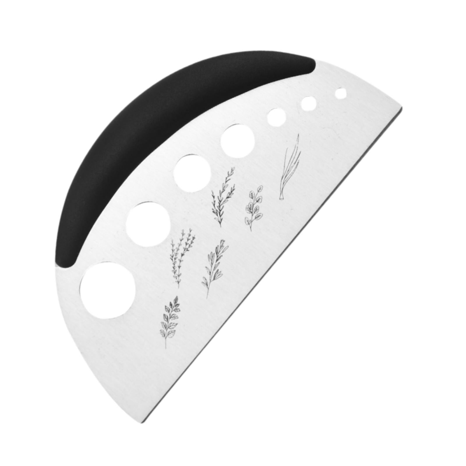 Herb Stripper Metal Herb Cutter Leaf Stripping Tool for Cilantro Chard Thyme black