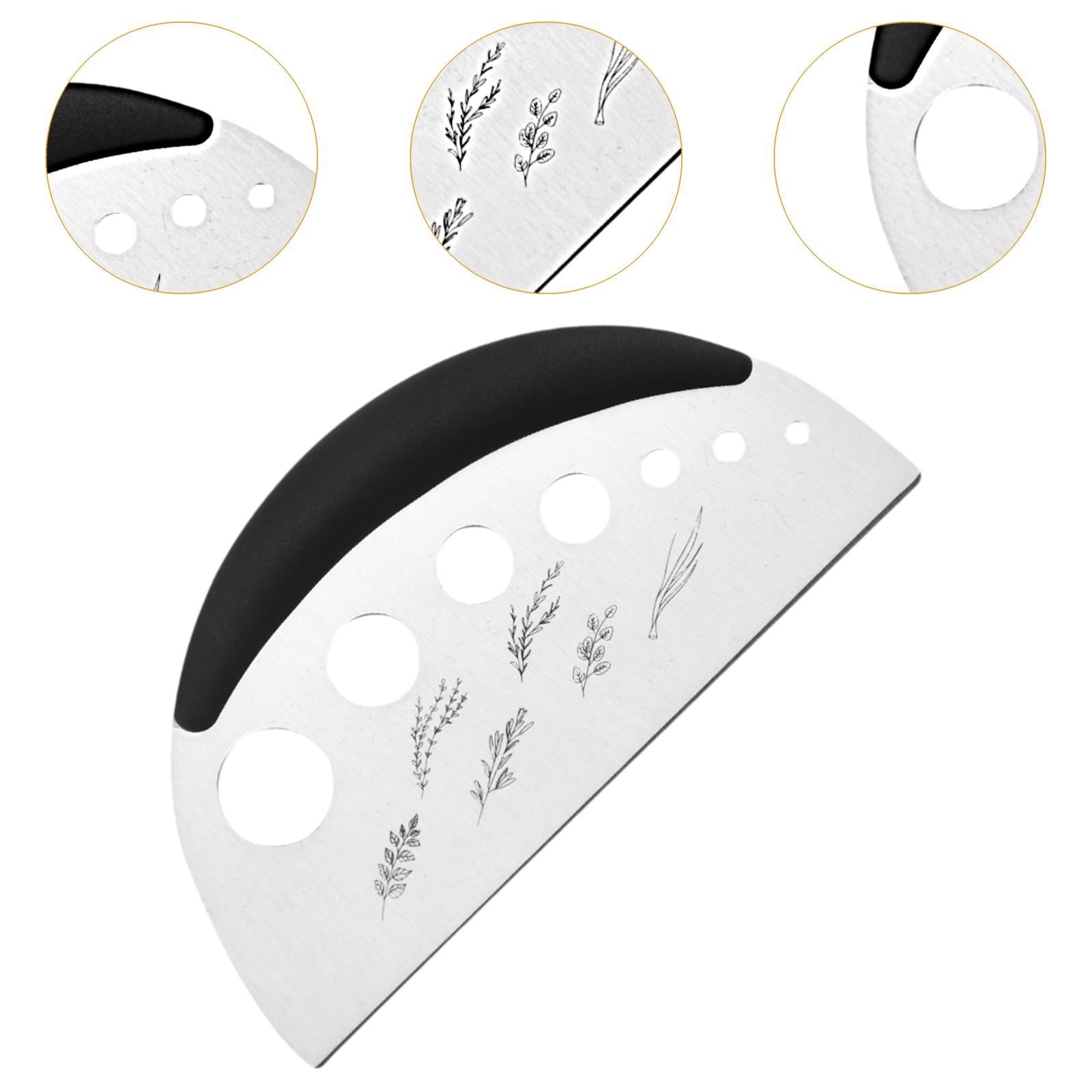 Herb Stripper Metal Herb Cutter Leaf Stripping Tool for Cilantro Chard Thyme black