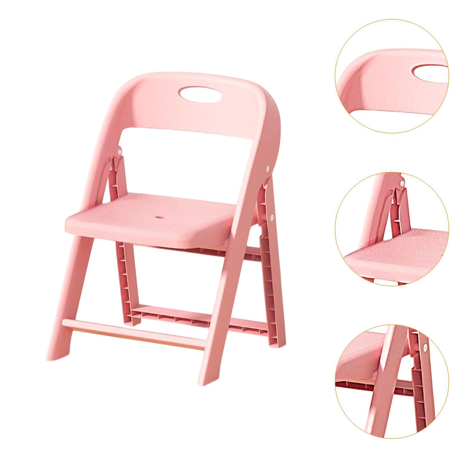Kids Chair with Backrest Ergonomic Kids Desk Chair for Lawn Classroom School Pink