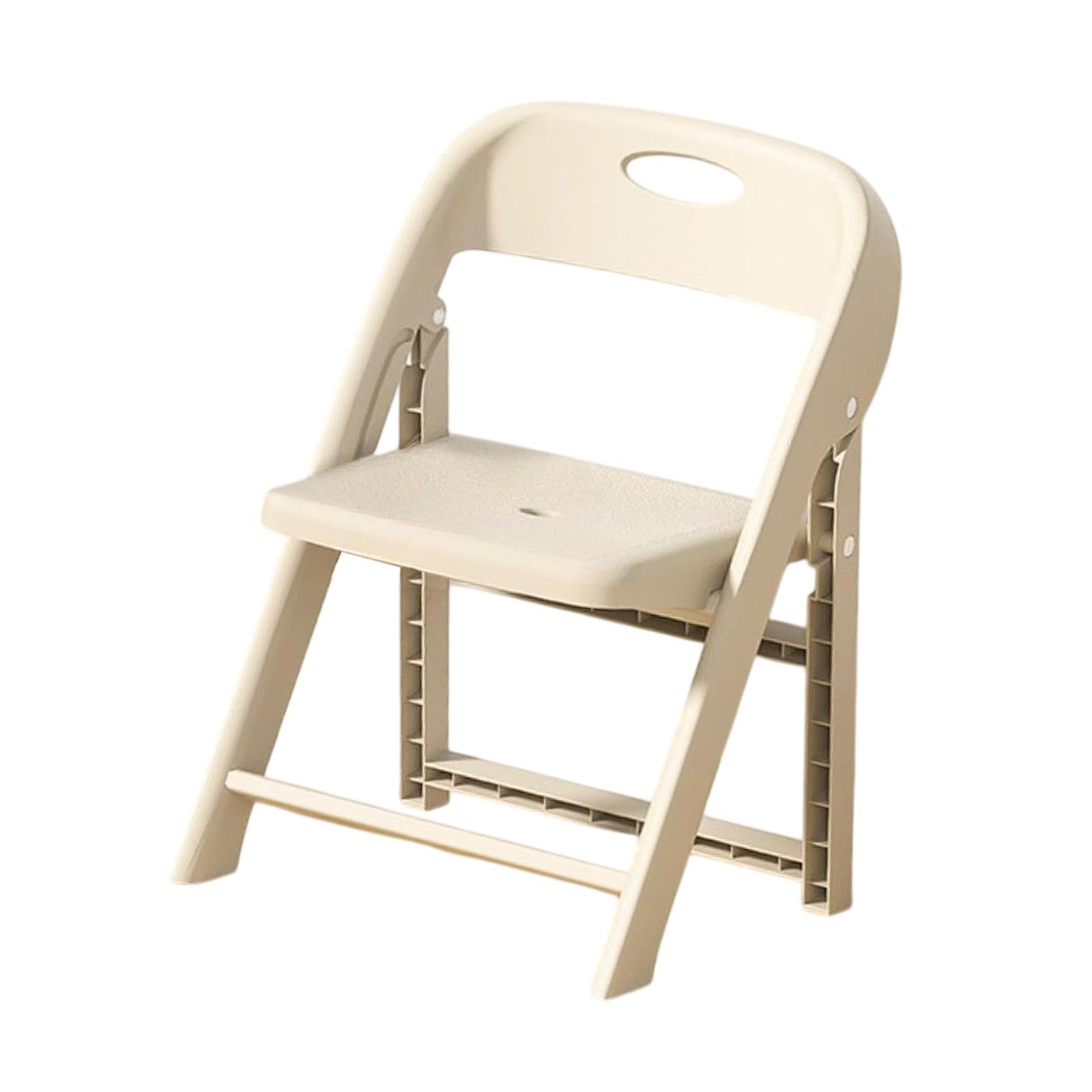 Kids Chair with Backrest Ergonomic Kids Desk Chair for Lawn Classroom School White