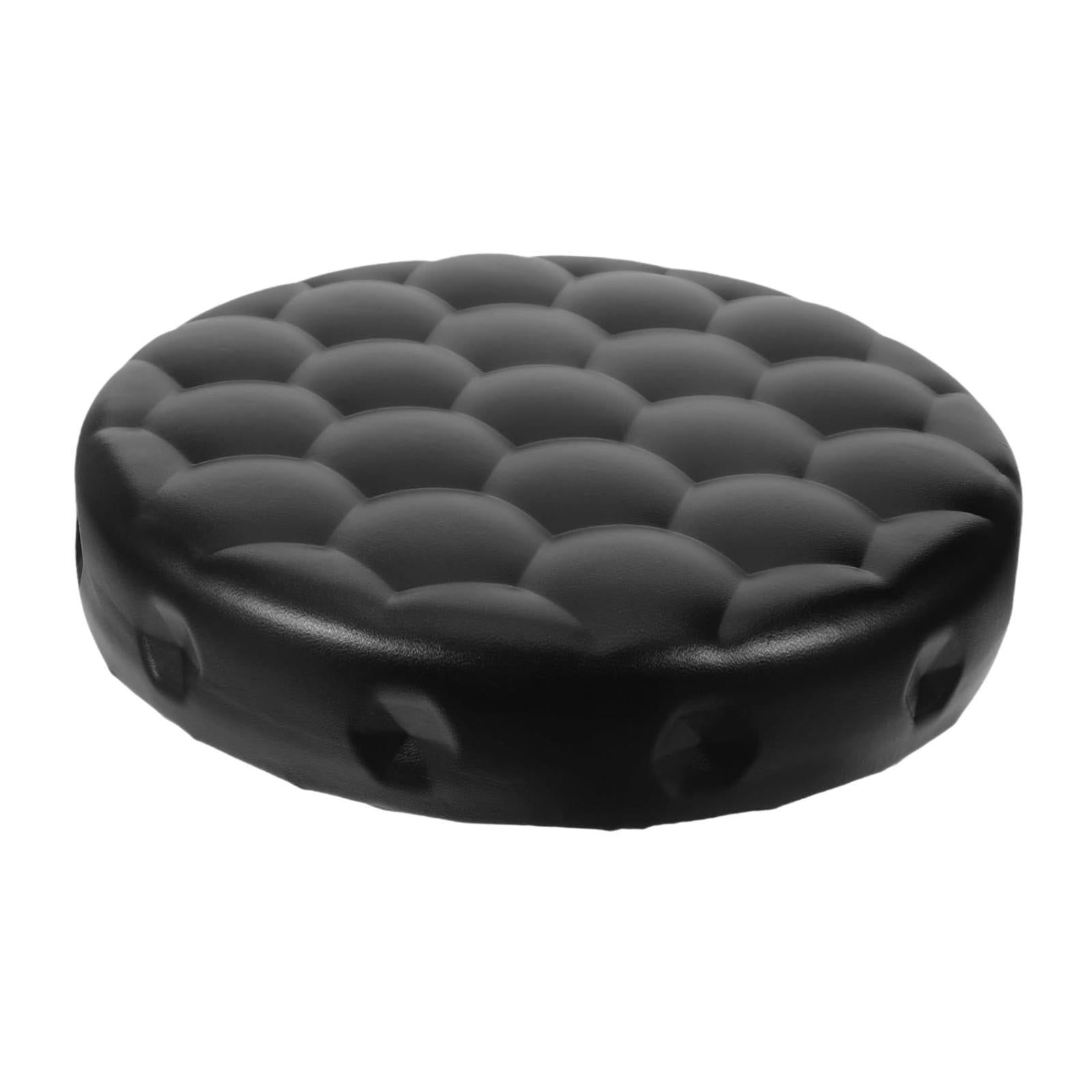 Round Bar Stool Seat Cushion Seat Top PU Leather Cover for Salon Barber Shop