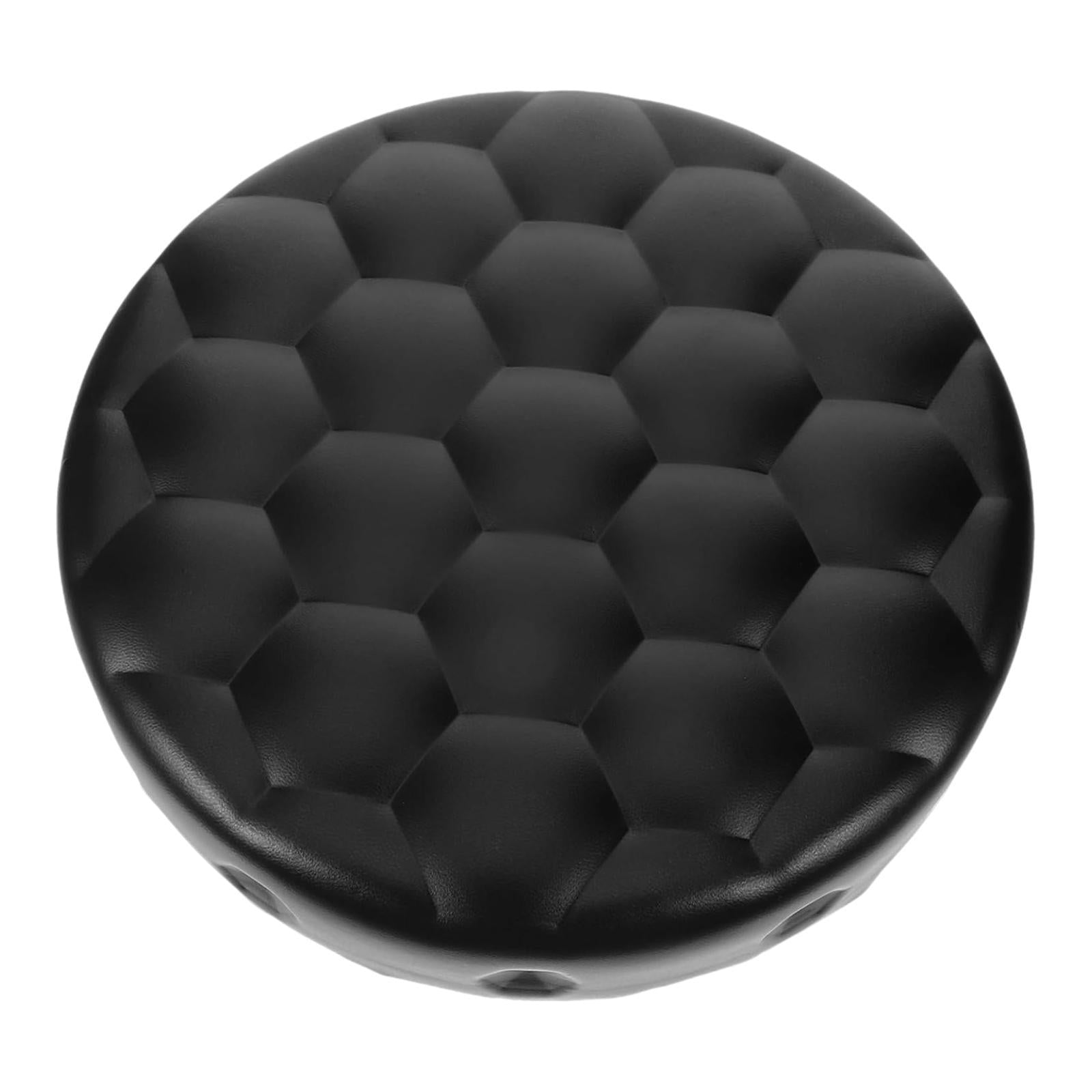 Round Bar Stool Seat Cushion Seat Top PU Leather Cover for Salon Barber Shop