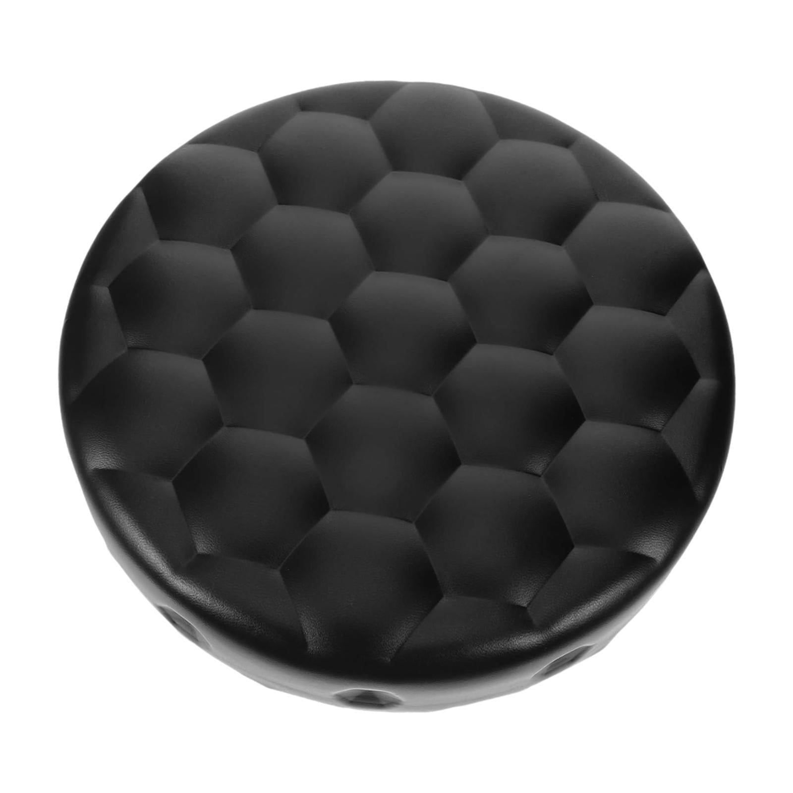 Round Bar Stool Seat Cushion Seat Top PU Leather Cover for Salon Barber Shop