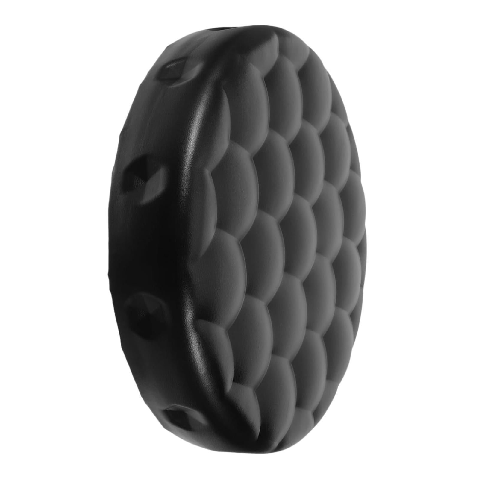 Round Bar Stool Seat Cushion Seat Top PU Leather Cover for Salon Barber Shop