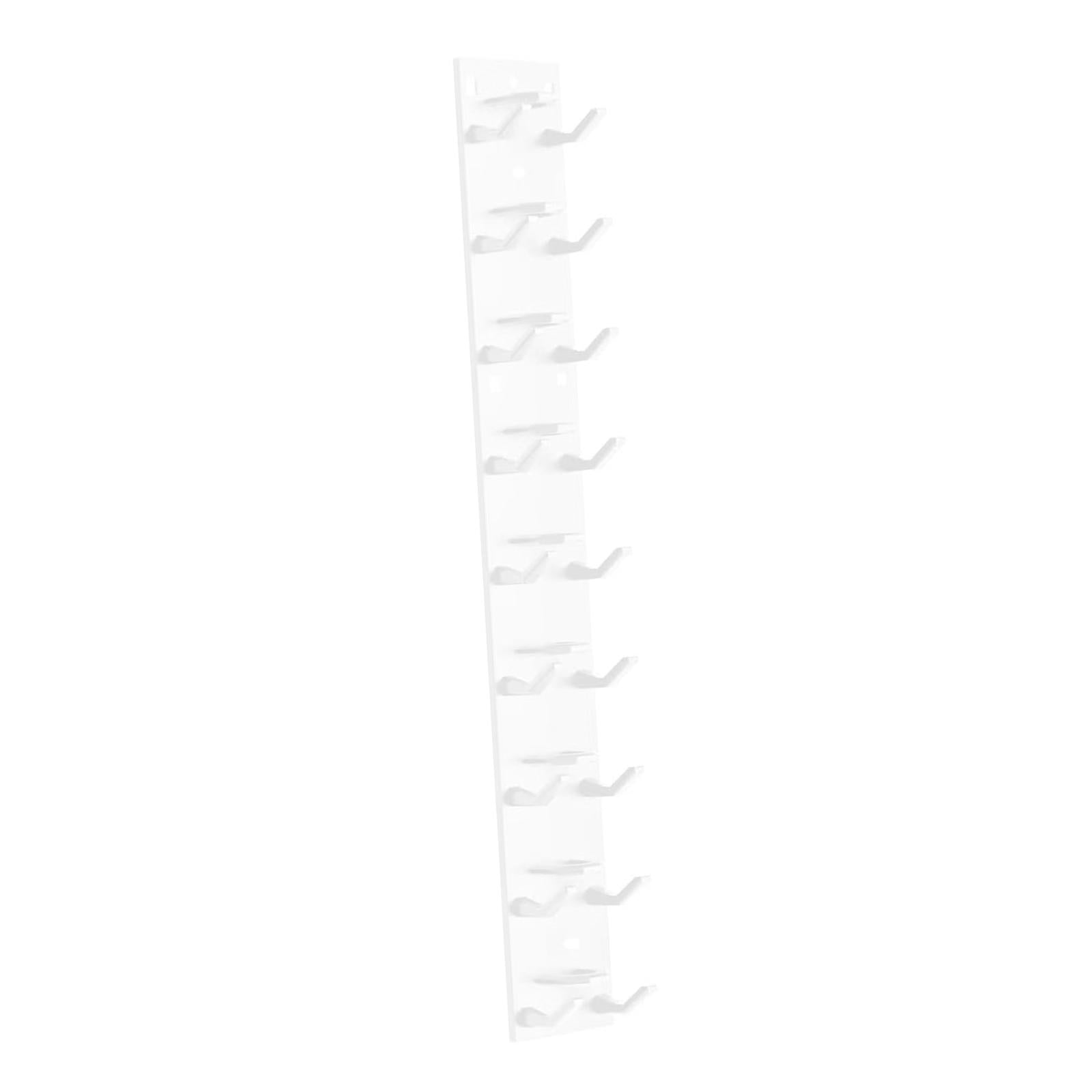 Hat Organizer for Baseball Caps Hold up to 18 Hats for Shop Closet Storeroom White