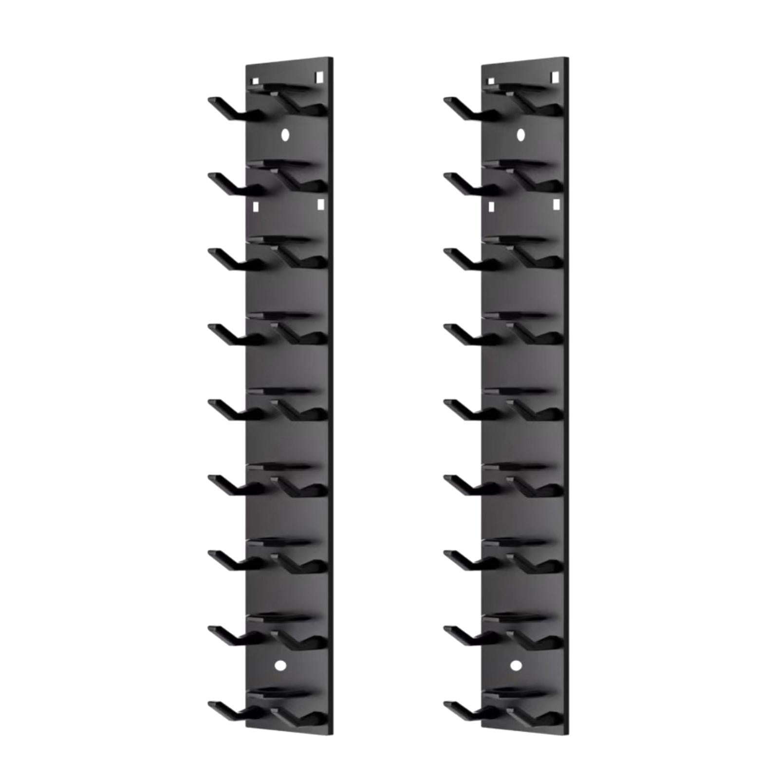 2Pcs Hat Organizer for Baseball Caps Modern for Cloakroom Living Room Closet Black