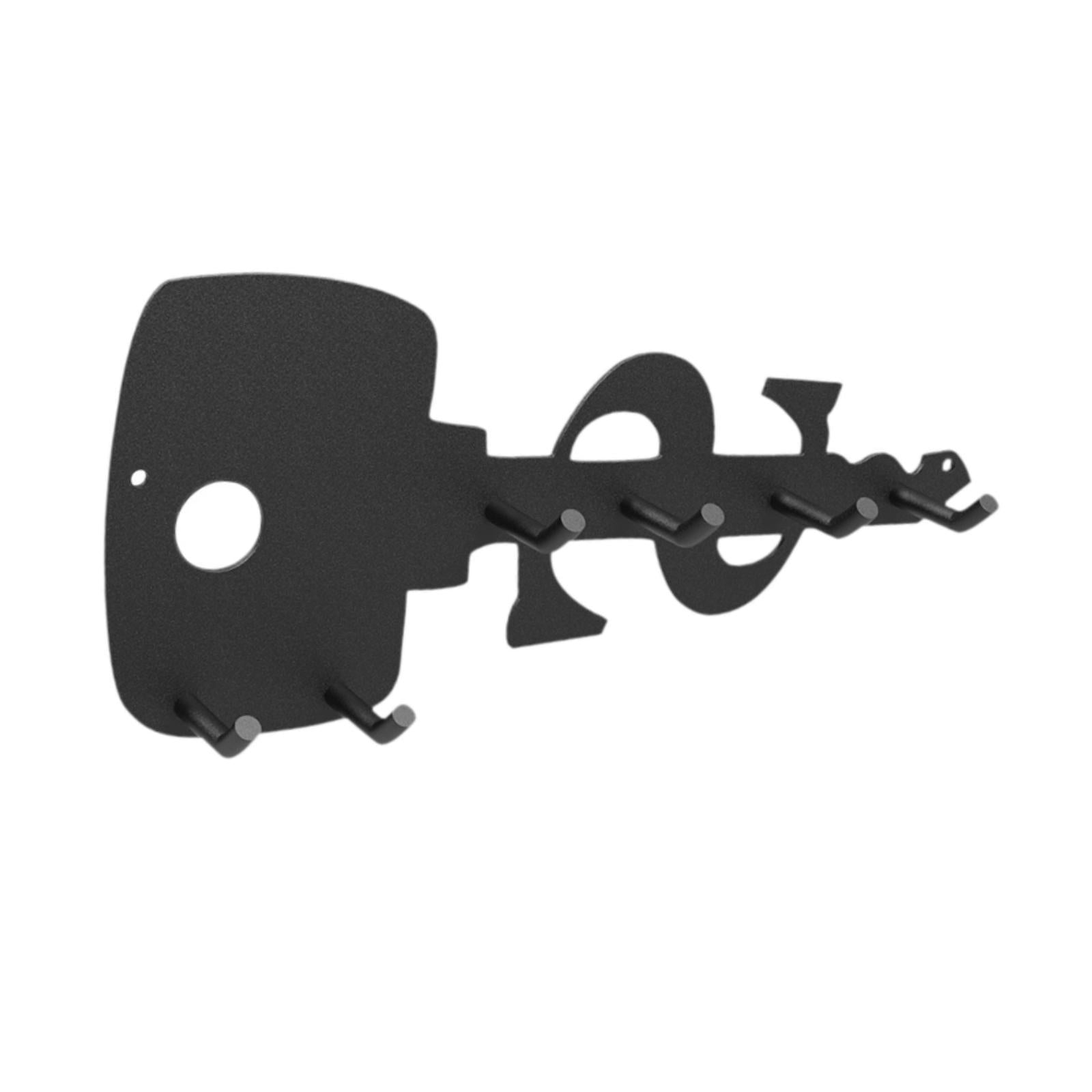 Key Holder for Wall Decorative Black Hanger for Living Room Apartment Office