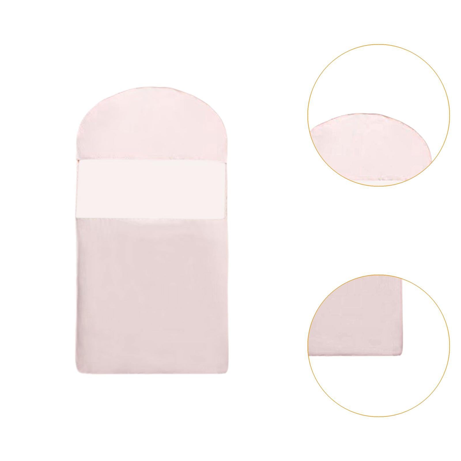 Garment Bag Clear Window Zipper Design Dress Bag for Travel Coats M Light Pink