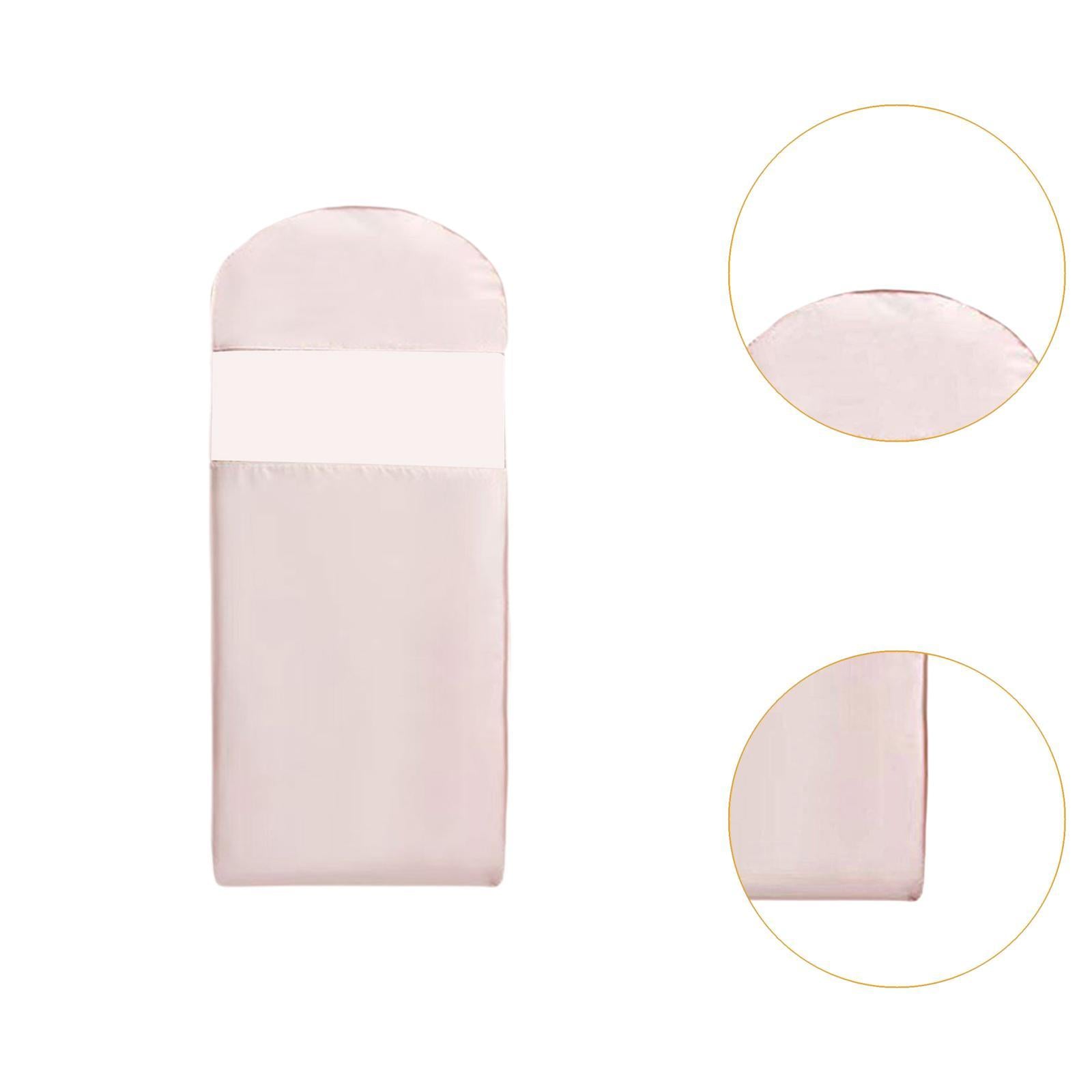 Garment Bag Clear Window Zipper Design Dress Bag for Travel Coats L Light Pink