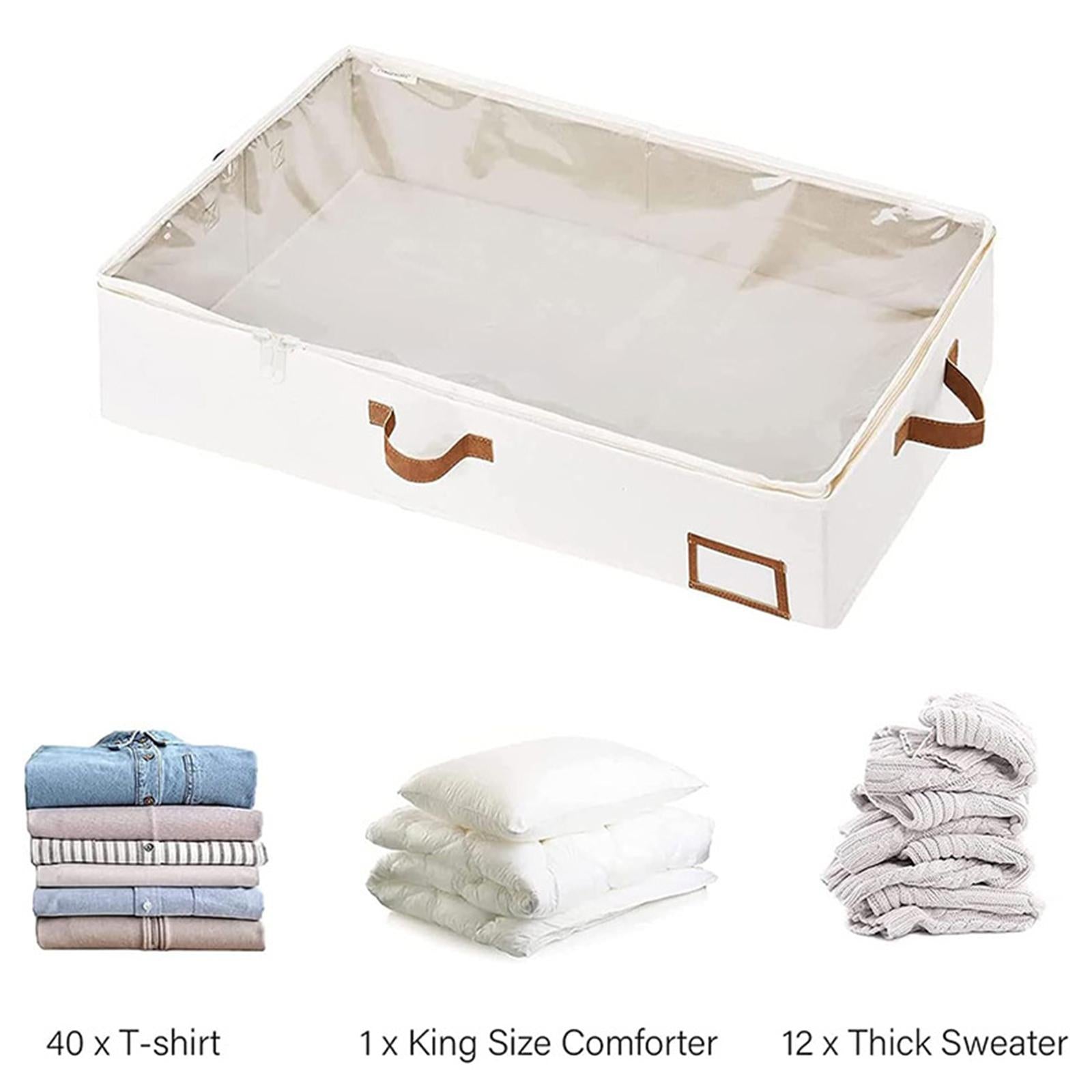 Under Bed Storage Organizer Foldable Storage Bag for Wardrobe Bedroom Closet
