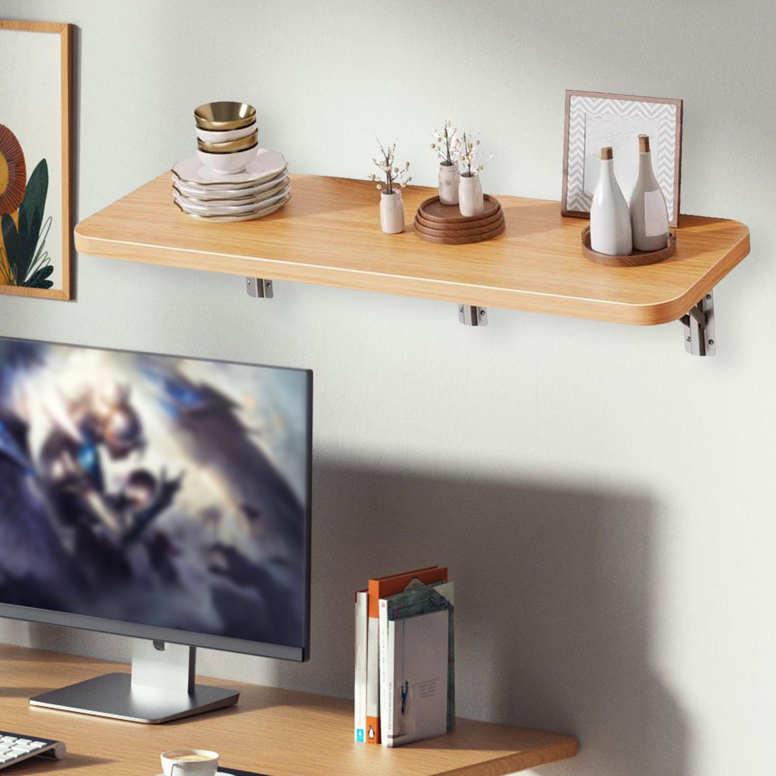 Folding Wall Storage Shelf Foldable Storage Rack for Office Bedroom Bathroom