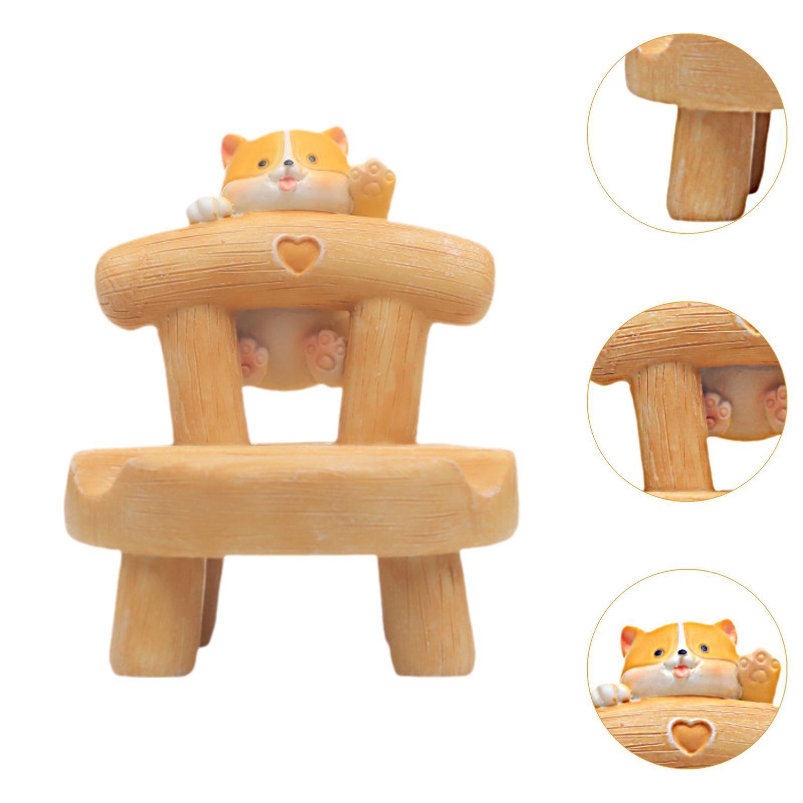 Phone Stand Animal Unique Desk Stand Cellphone Holder for Home Office Travel Dog