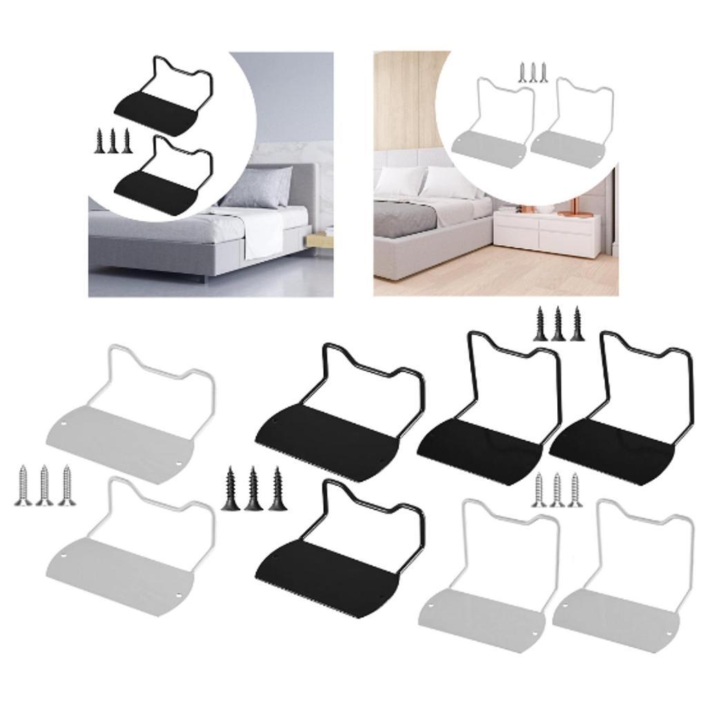 2Pcs Mattress Slide Stopper Keep Mattress from Sliding Mattress Retainer Bar White 5CM