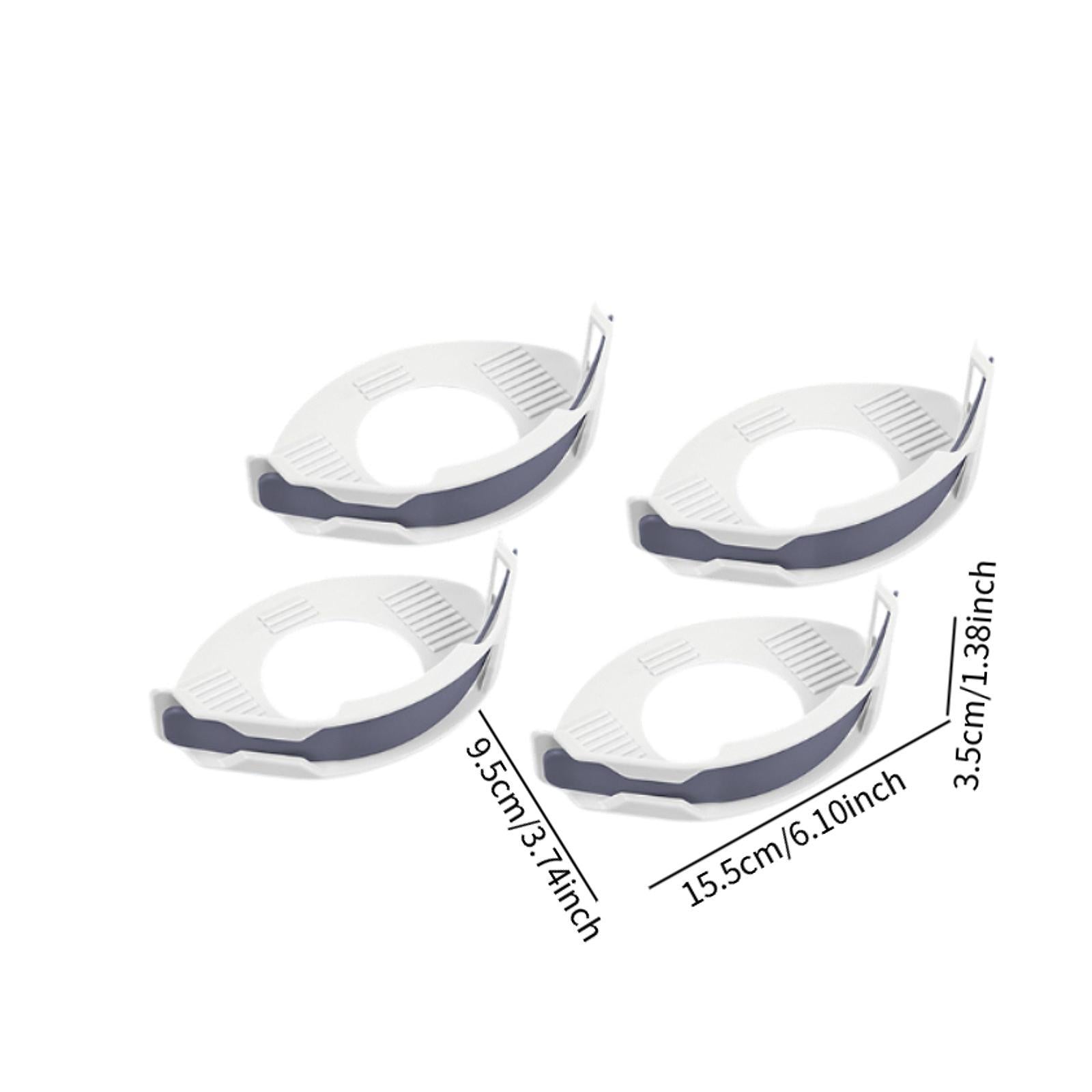 4Pcs Bed Sheet Holder Clips Anti Slip Universal Mattress Bed Sheet Fasteners Gray