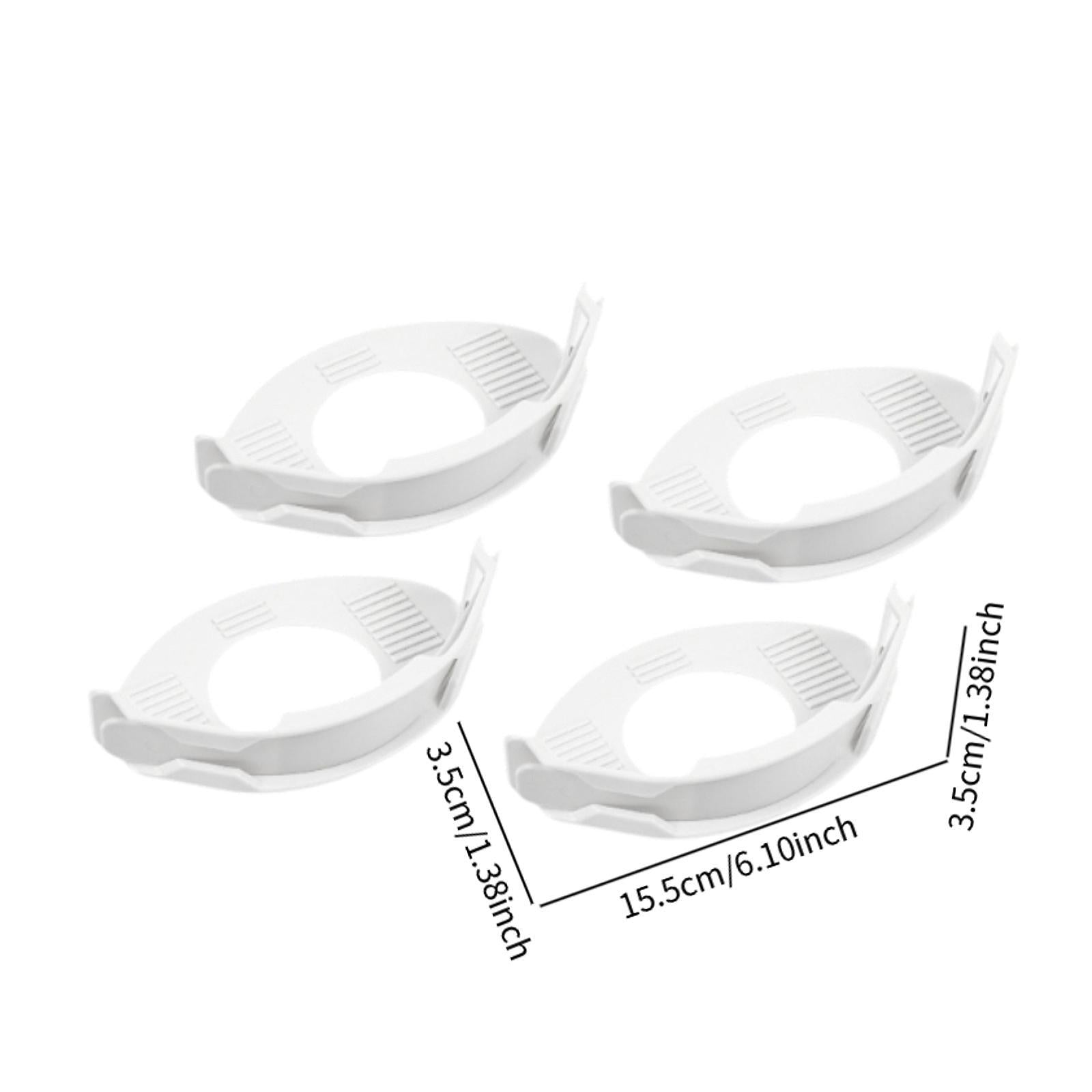 4Pcs Bed Sheet Holder Clips Anti Slip Universal Mattress Bed Sheet Fasteners White