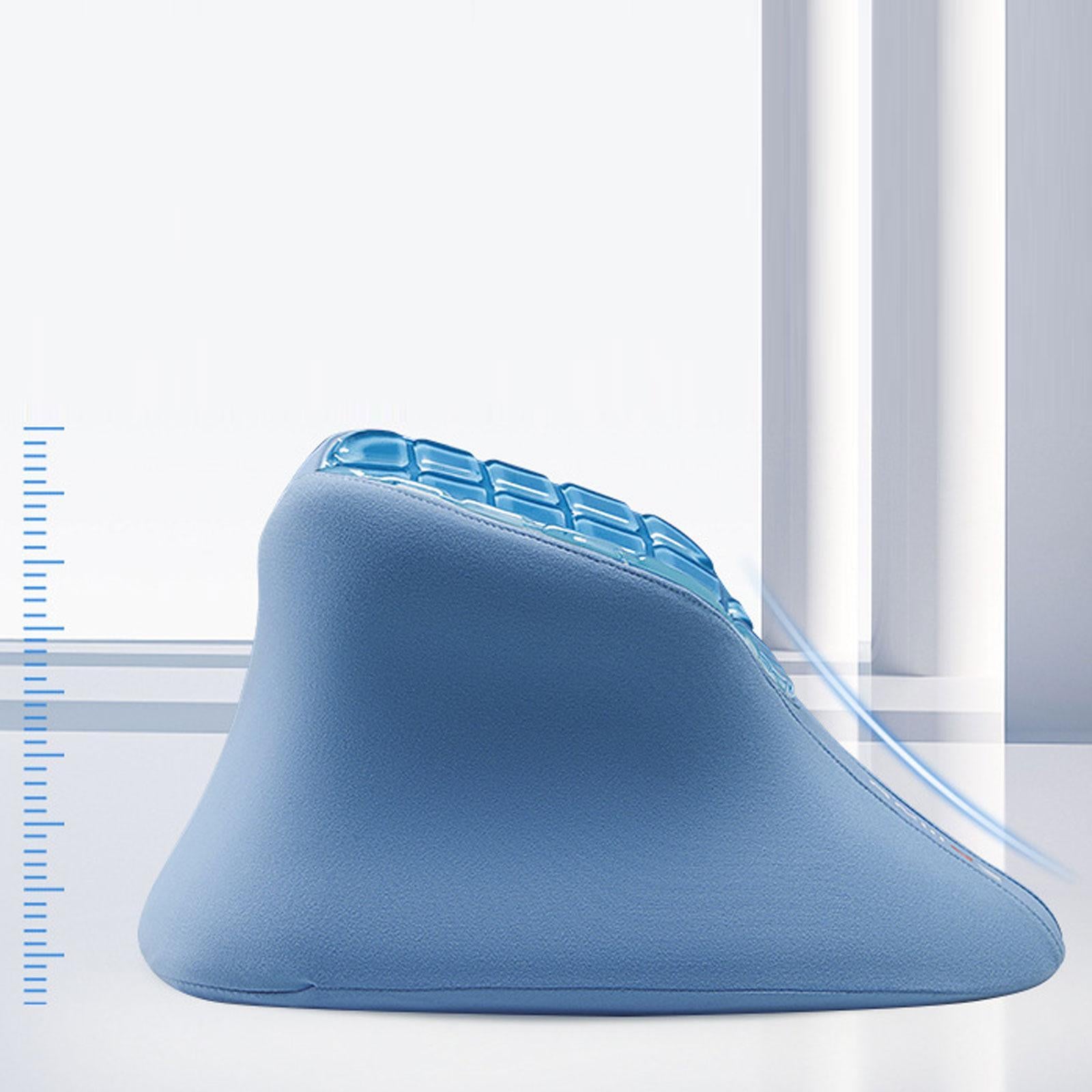 Office Napping Pillow Face Down Desk Pillow for Library Airplane Office blue