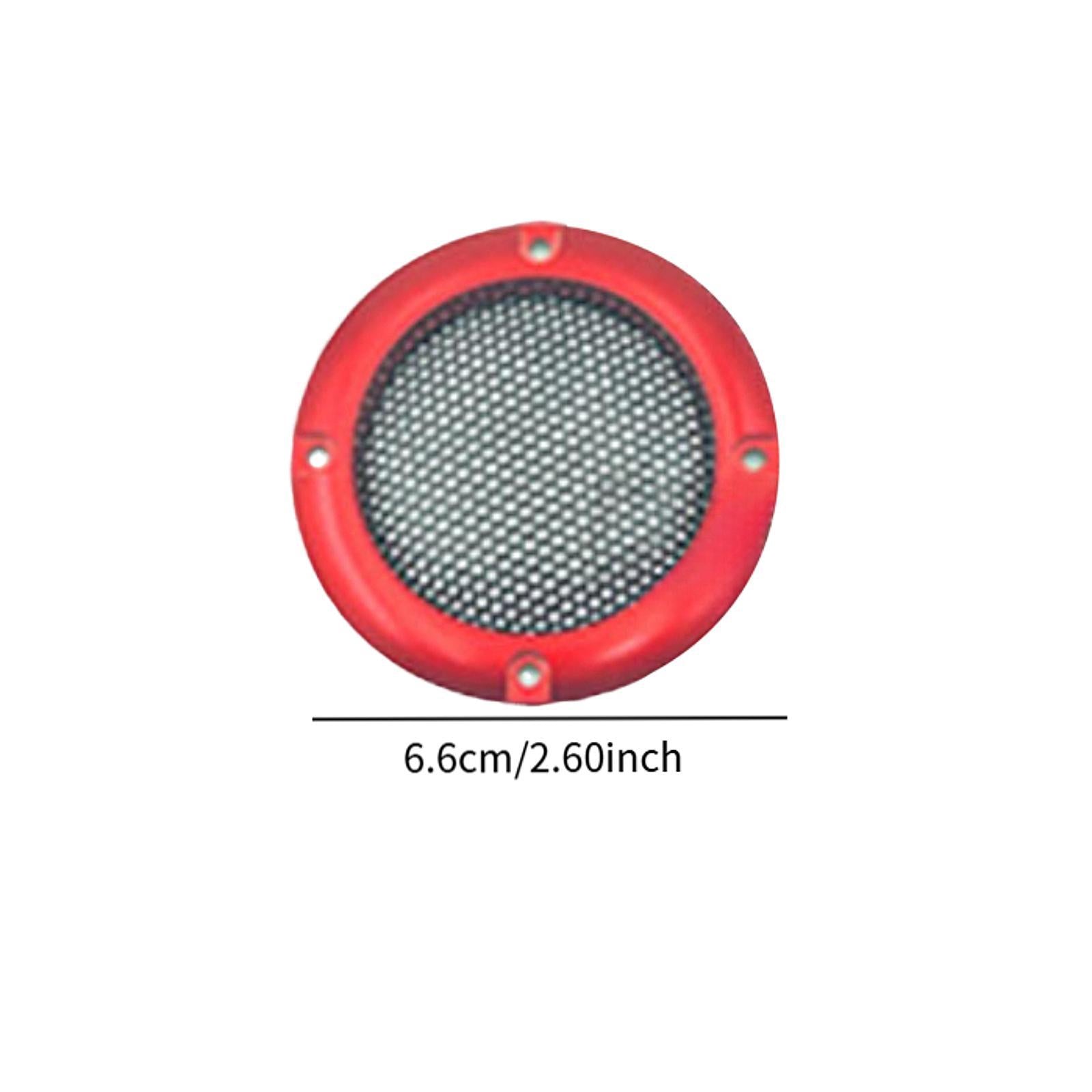 2 Pieces Speaker Grill Practical Round Subwoofer Grill for Speaker Cabinet 2 in