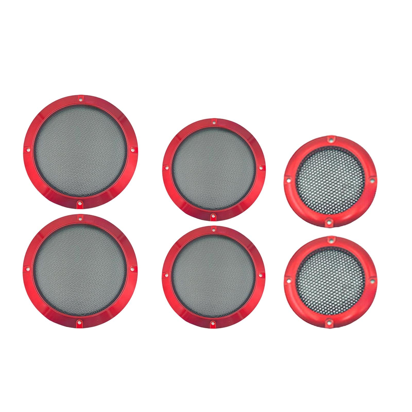 2 Pieces Speaker Grill Practical Round Subwoofer Grill for Speaker Cabinet 2 in