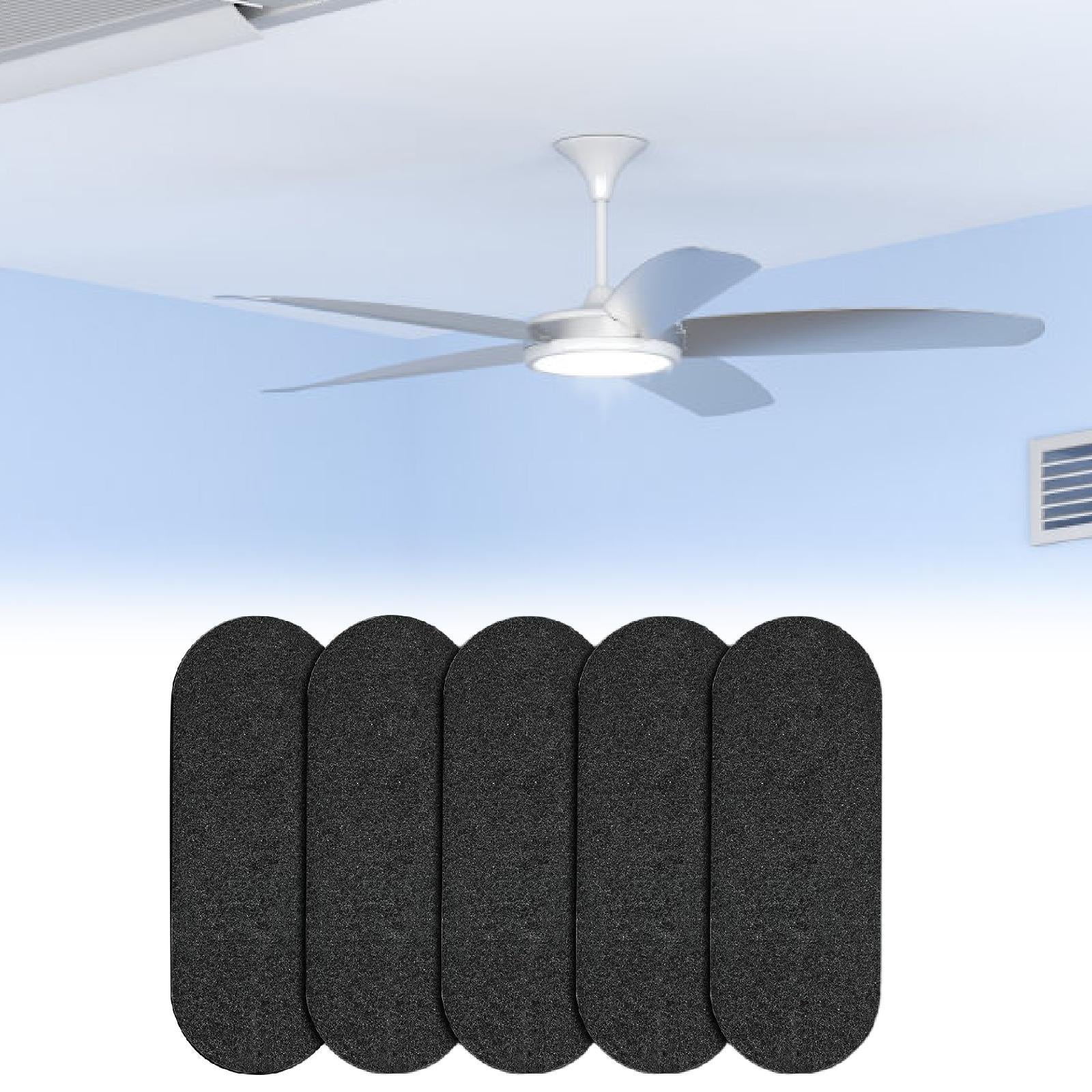 5x Air Filter Air Purifiers Living Room Indoor Ceiling Fan Filter for Blades 25x9x0.3cm