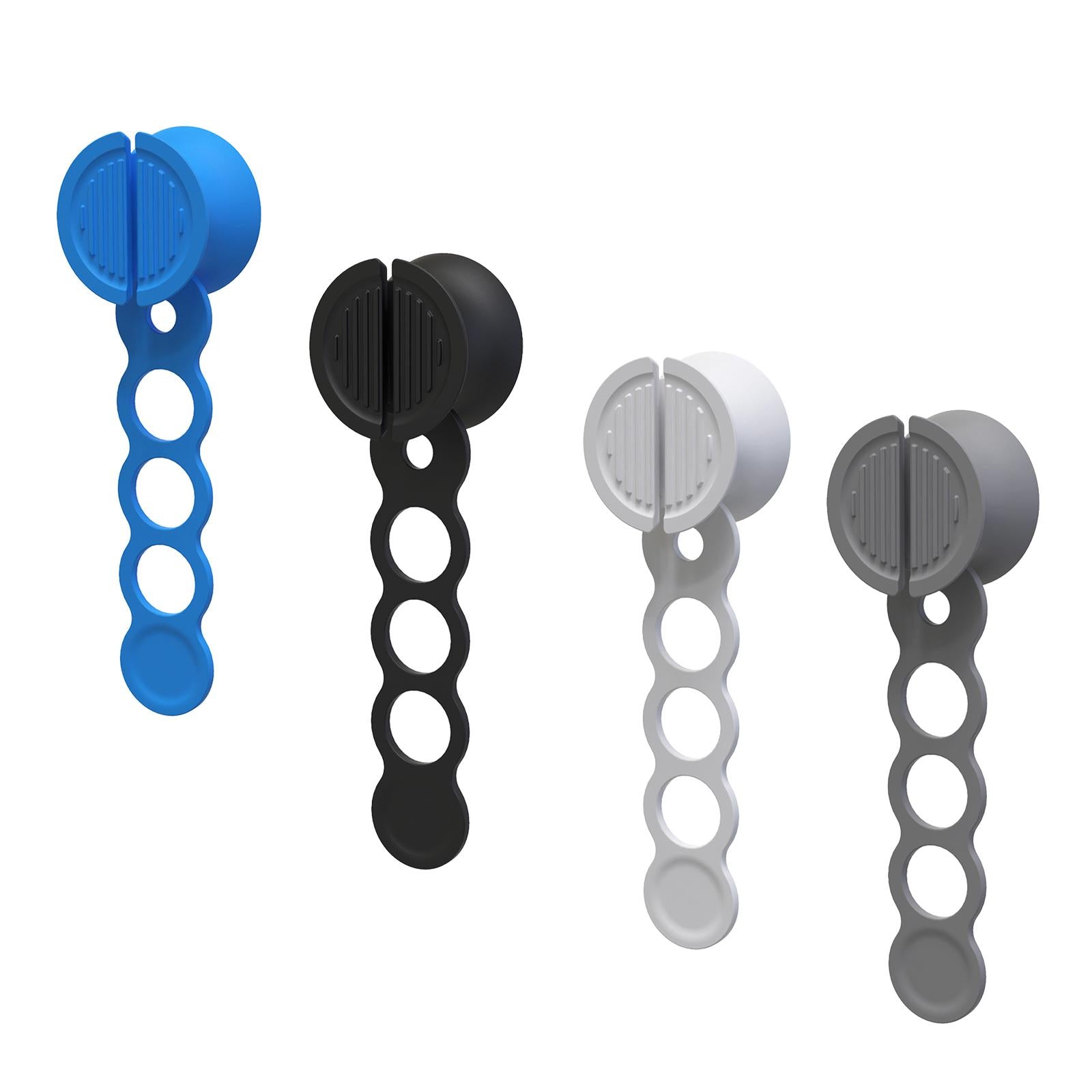Cable Organizer Tool Magnetic Line Storge Holder for Kitchen Garage Workshop Blue
