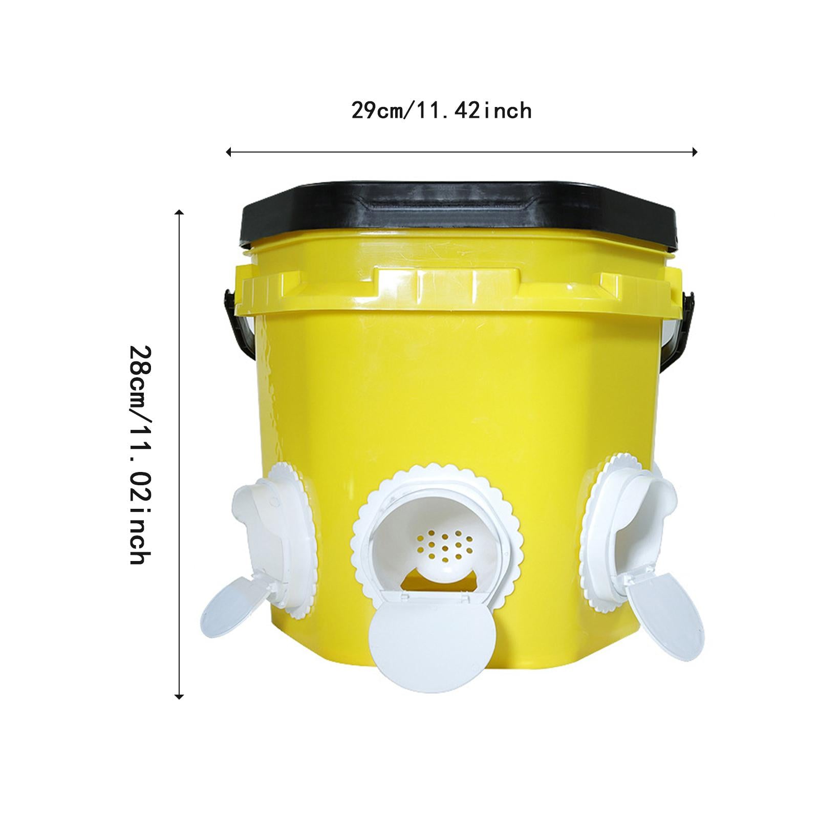 Poultry Feeder 12 L Sturdy Automatic Chicken Feeder for Pigeon Canary Parrot
