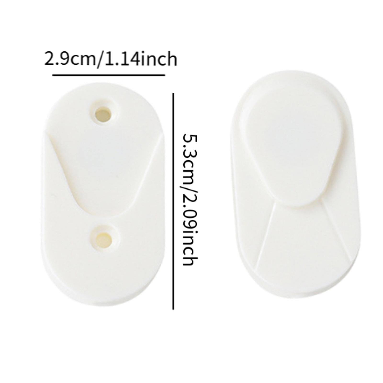Magnetic Remote Control Holder for Wood Tile TV Fan/ Air Conditioner Remotes White