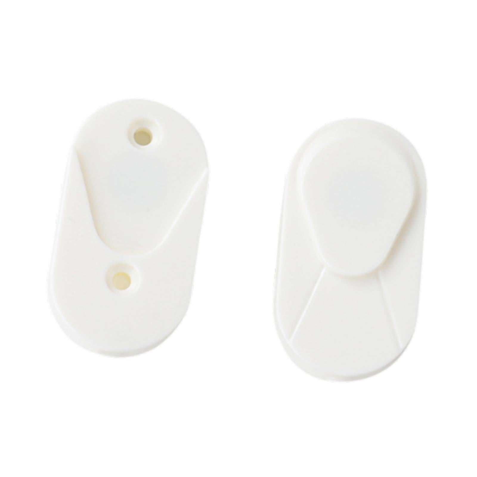 Magnetic Remote Control Holder for Wood Tile TV Fan/ Air Conditioner Remotes White