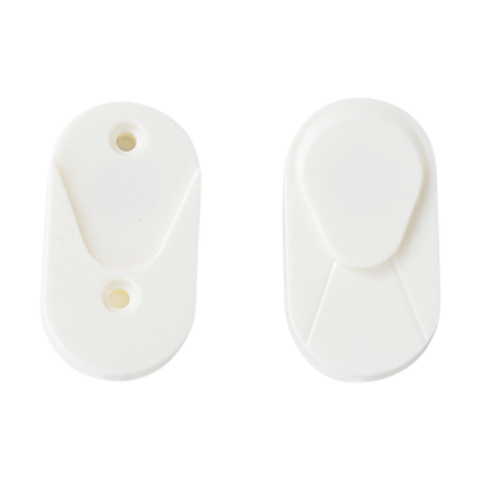 Magnetic Remote Control Holder for Wood Tile TV Fan/ Air Conditioner Remotes White