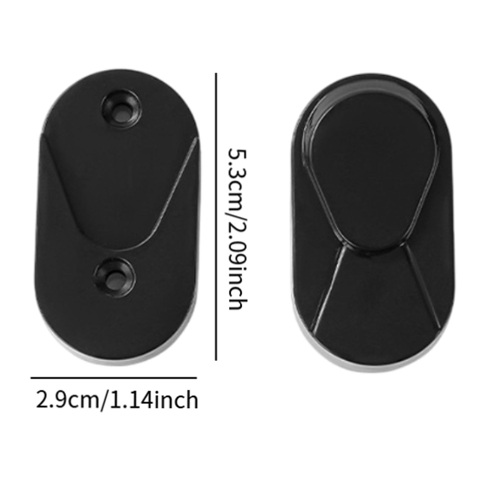 Magnetic Remote Control Holder for Wood Tile TV Fan/ Air Conditioner Remotes Black