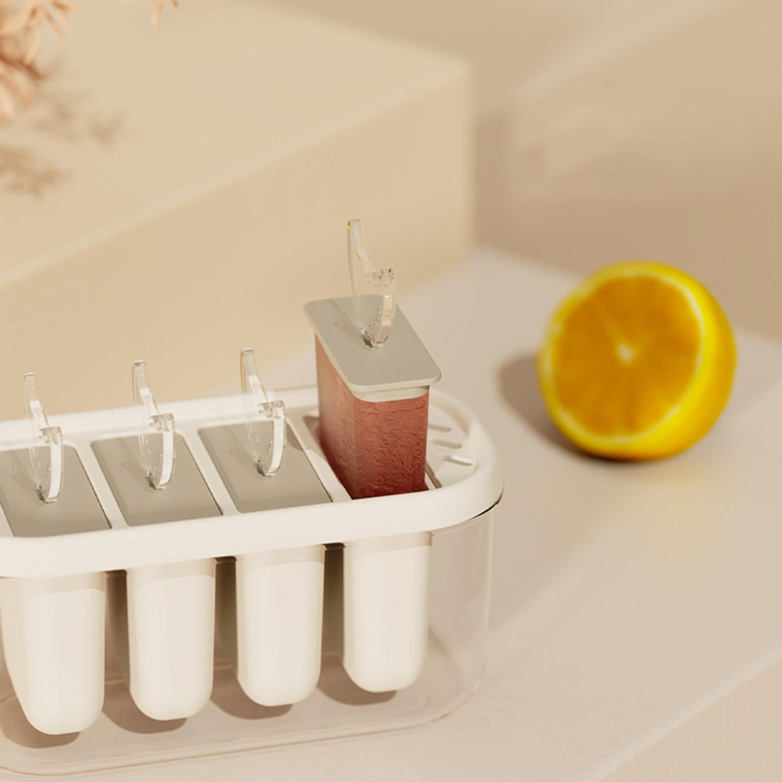 Popsicle Mould Reusable Easy Release Ice Cream Maker for Friends Summer Kids