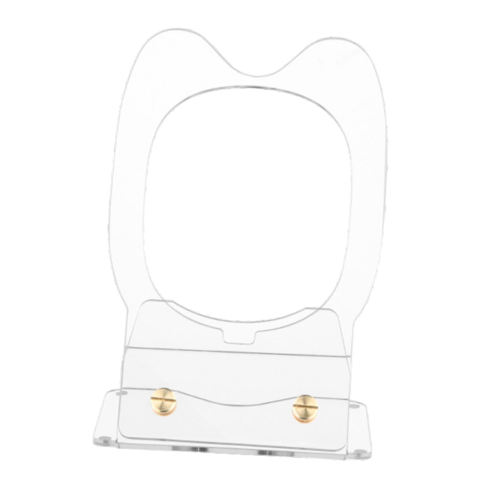 Acrylic Desktop Speaker Stand Display Stand for Small Speakers Clip 4/5 Home Transparent