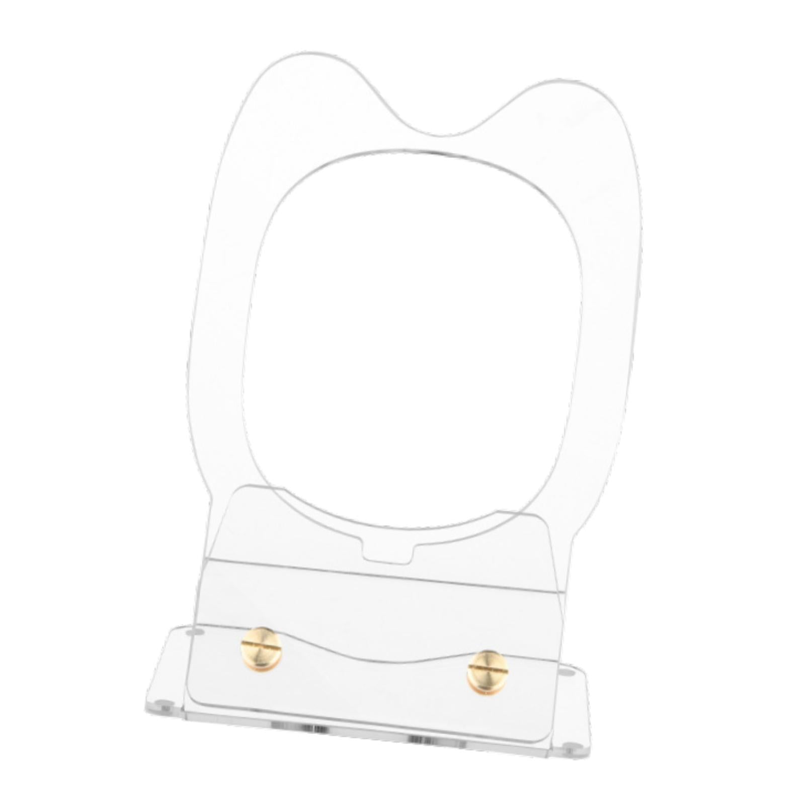 Acrylic Desktop Speaker Stand Display Stand for Small Speakers Clip 4/5 Home Transparent