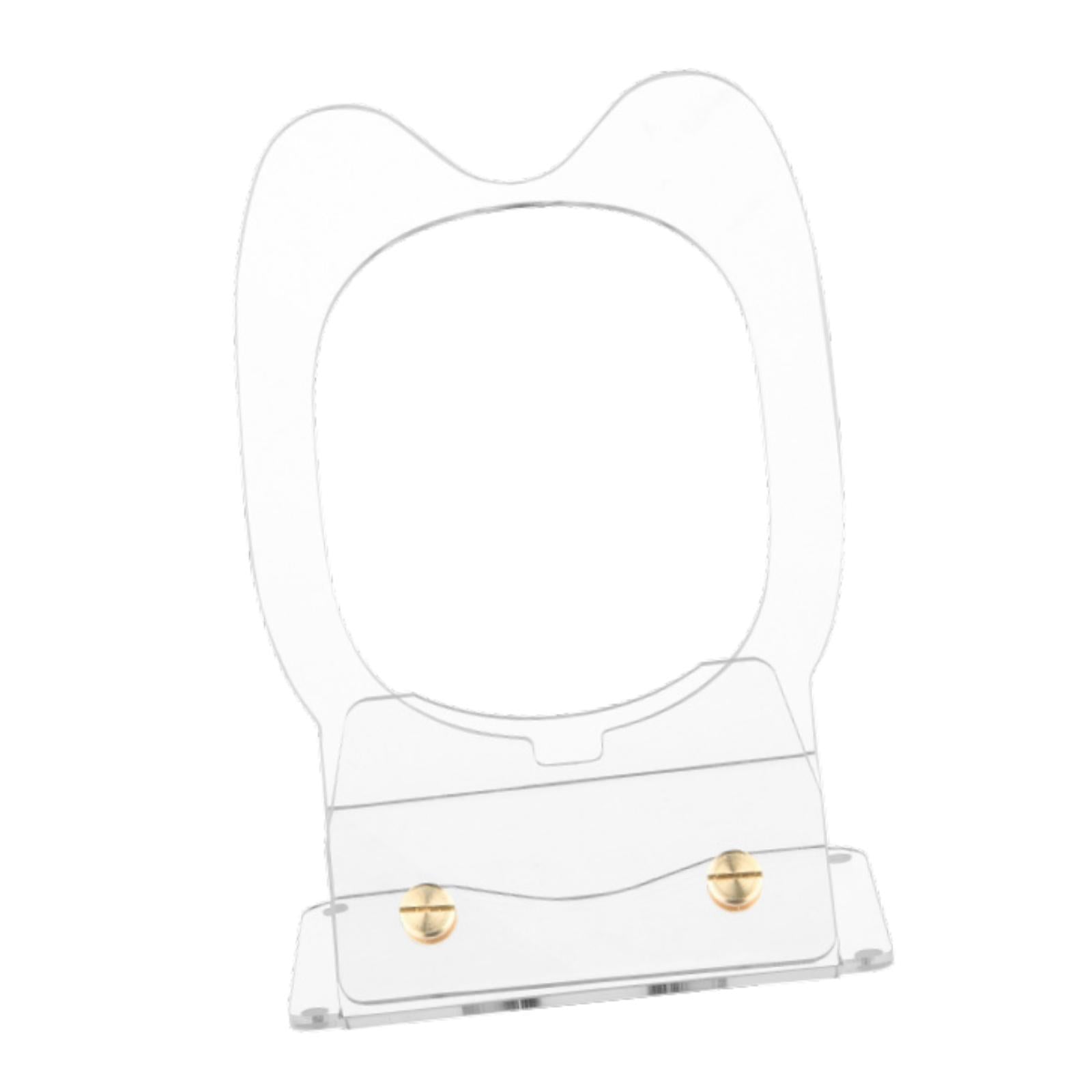 Acrylic Desktop Speaker Stand Display Stand for Small Speakers Clip 4/5 Home Transparent
