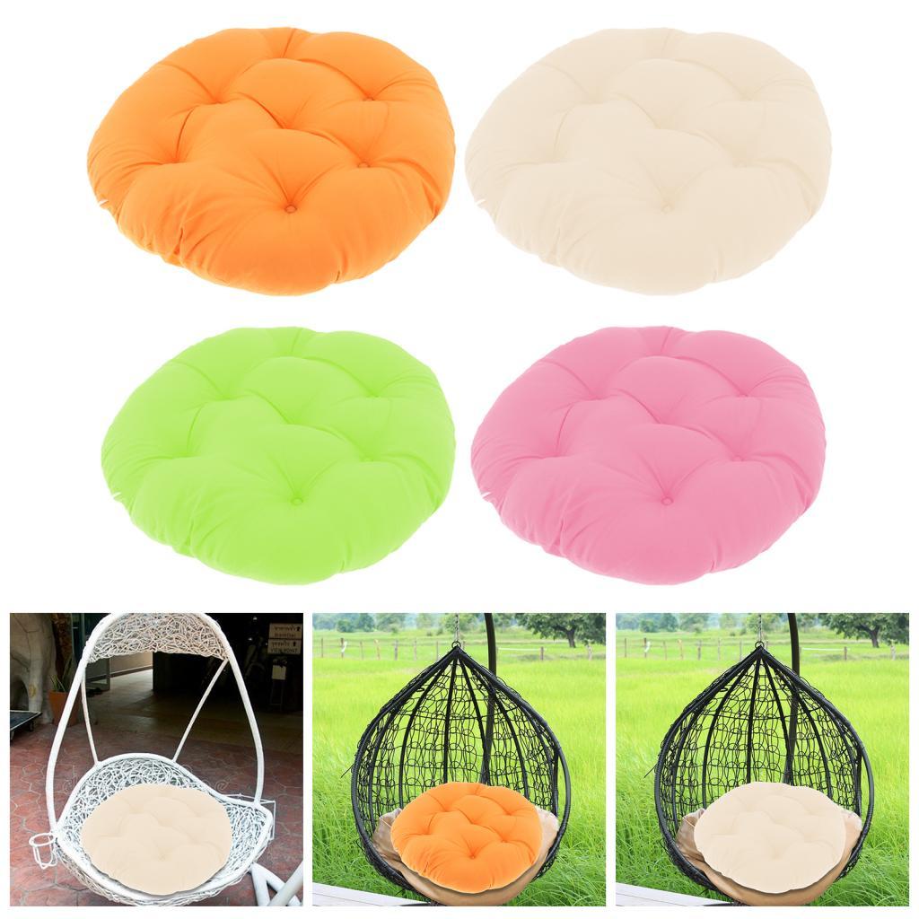 Hanging Chair Cushion Round Garden Pod Chair Mat for Home Garden Indoor beige